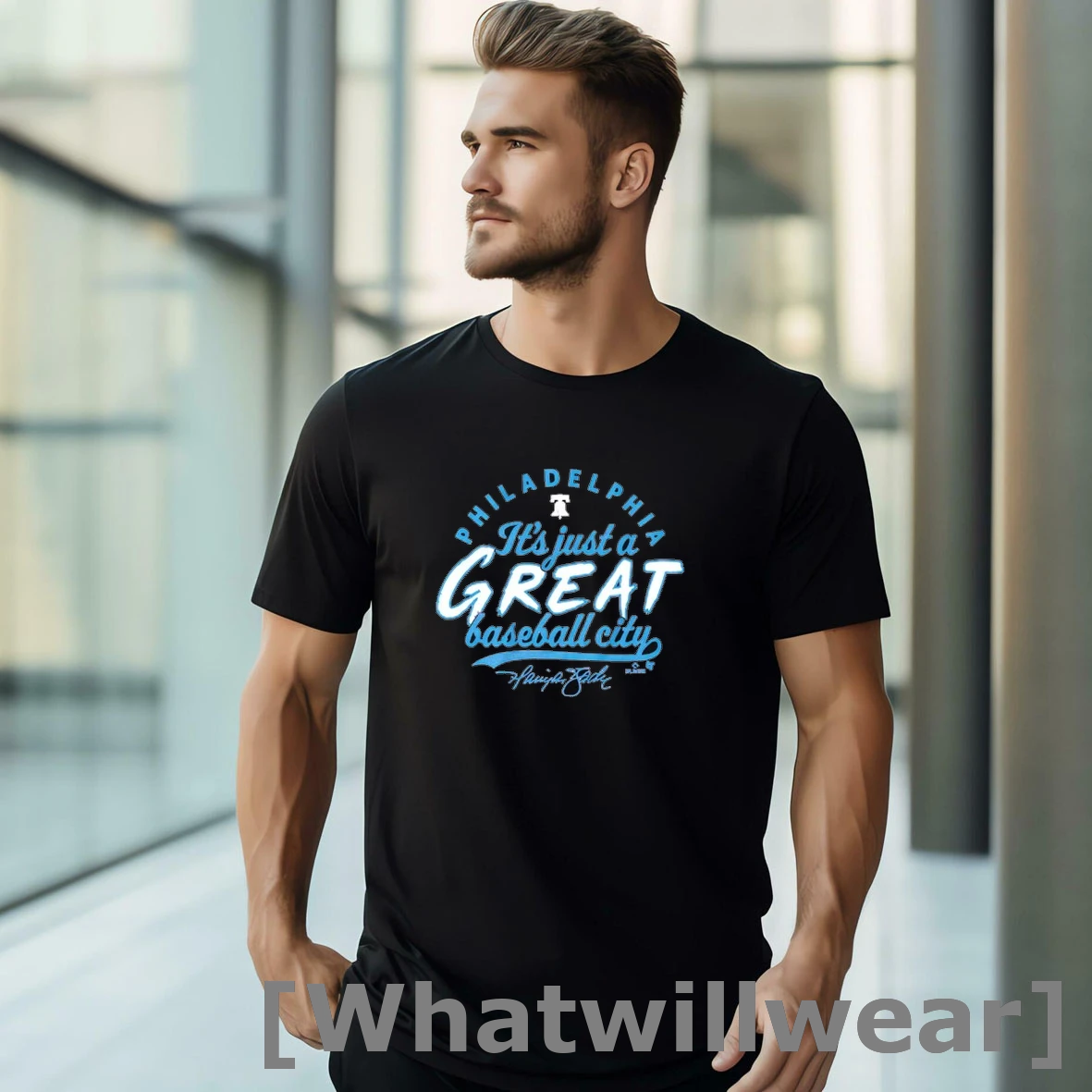 Official Harrison Bader Its Just A Great Baseball City Tshirts Sweater