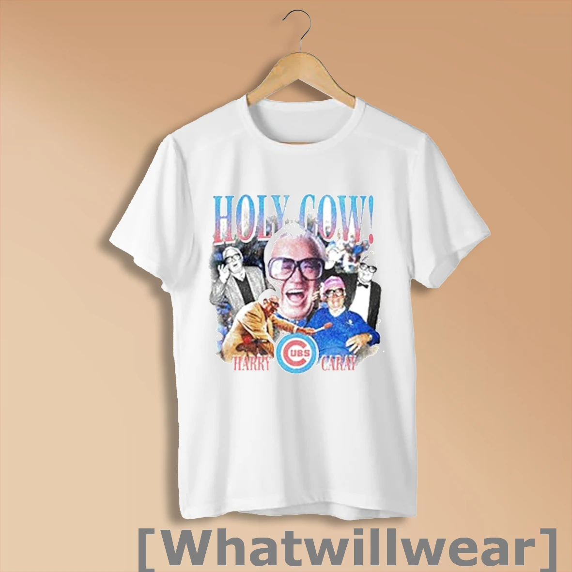 Official Harry Caray Chicago Cubs Holy Cow Shirt Sweatshirt