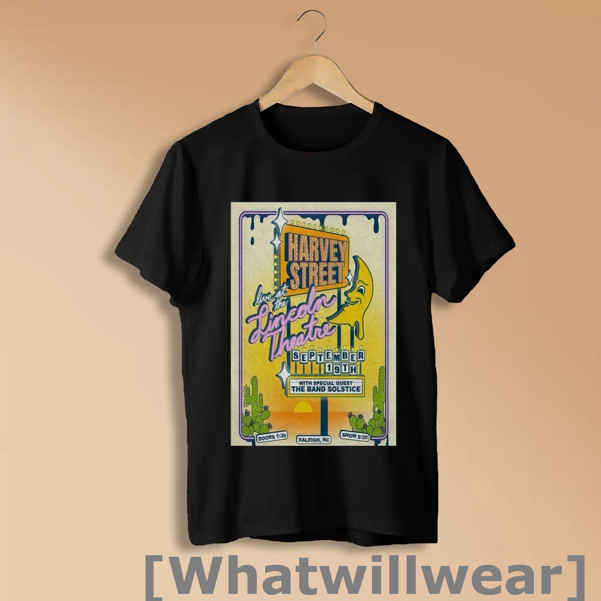 Official Harvey Street September 19 2025 Lincoln Theatre The Band Solstice Raleigh Nc Shirts