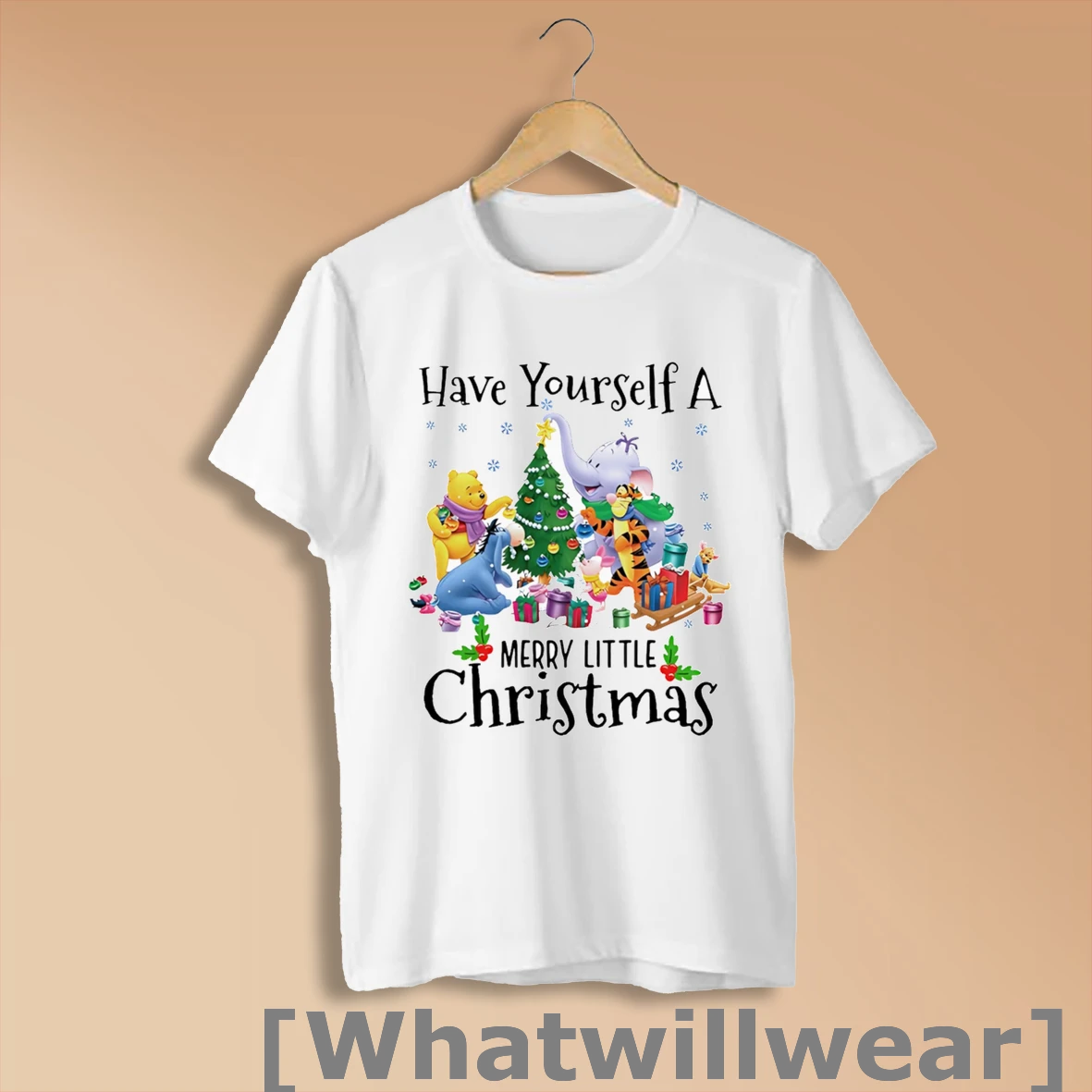 Official Have Yourself Merry Little Christmas Pooh And Friends Shirt Sweatshirt