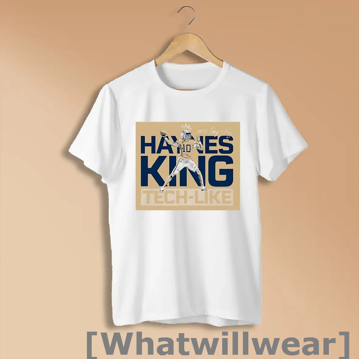Official Haynes King Georgia Tech Yellow Jackets Tech Like Signatures Shirts