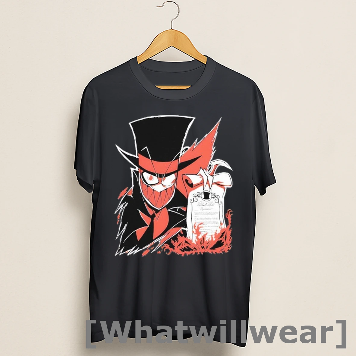 Official Hazbin Hotel San Japan Contracted Shirts