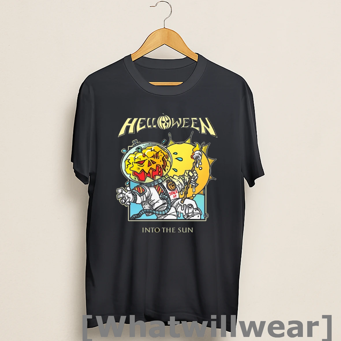 Official Helloween Into The Sun Giants Monsters Painting 2025 Shirts