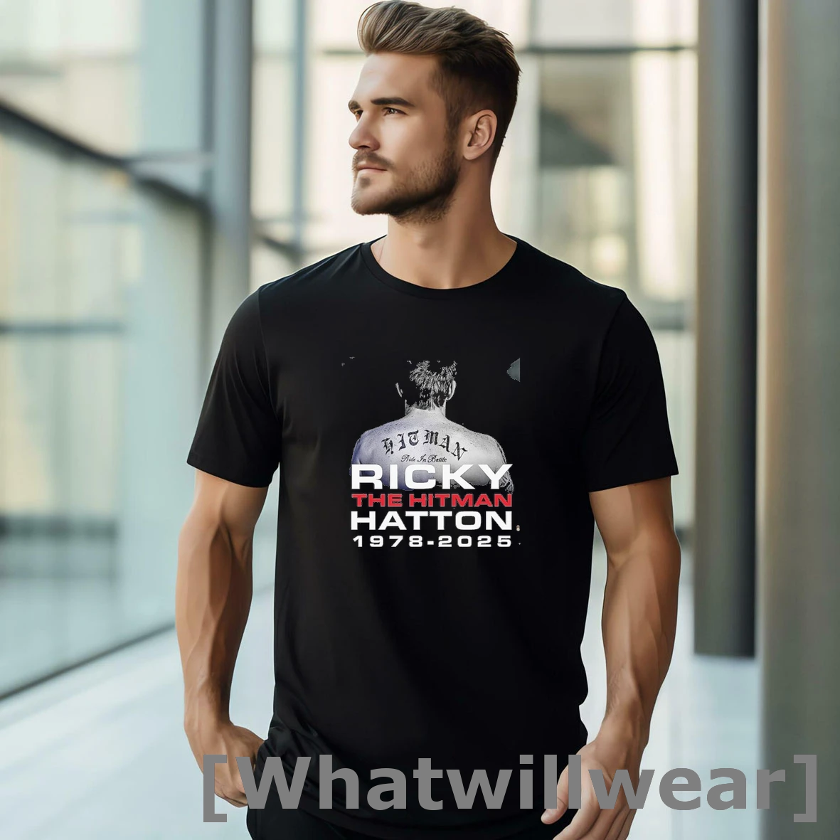 Official Hitman Pride In Battle Ricky Hatton 1978 2025 Tshirts Sweater