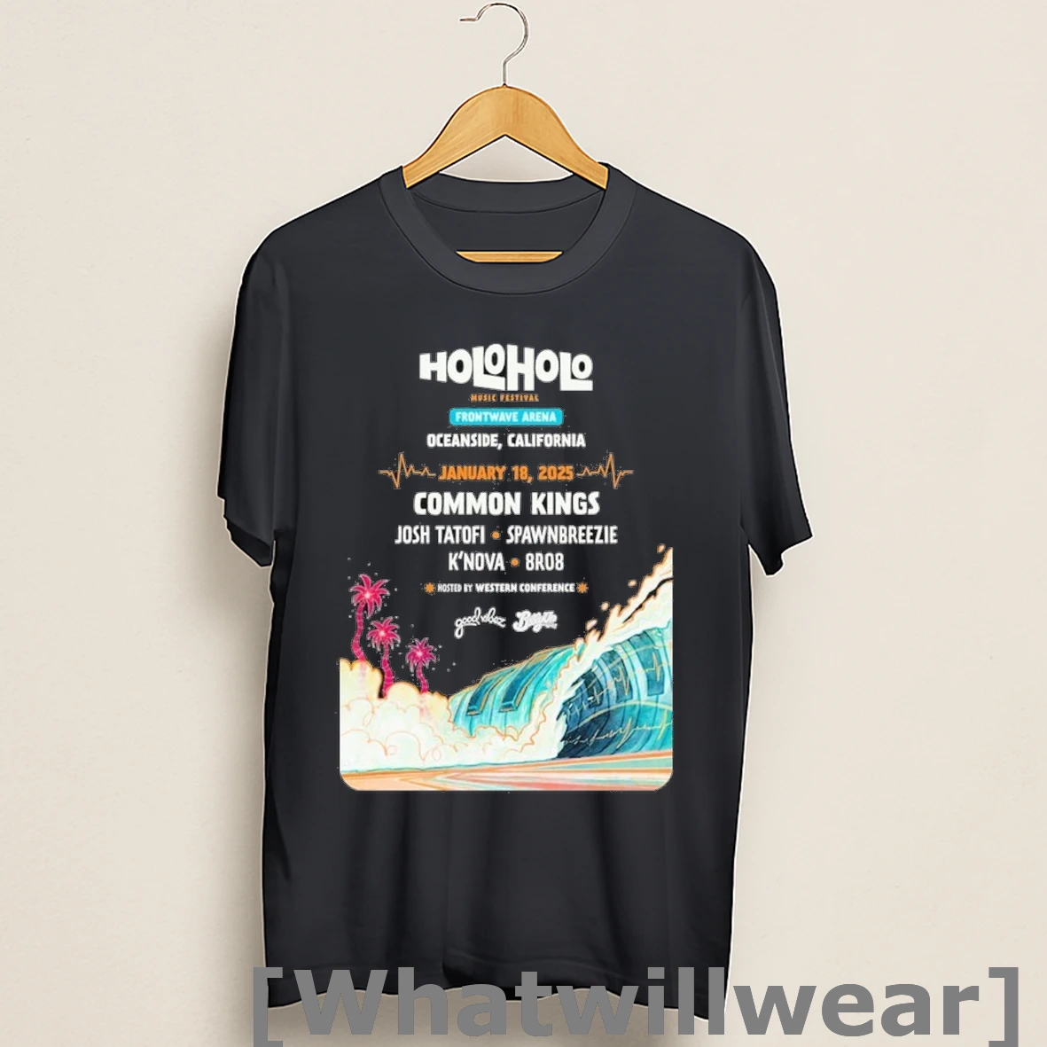 Official Holo Holo Oceanside 2025 Lineup Shirts