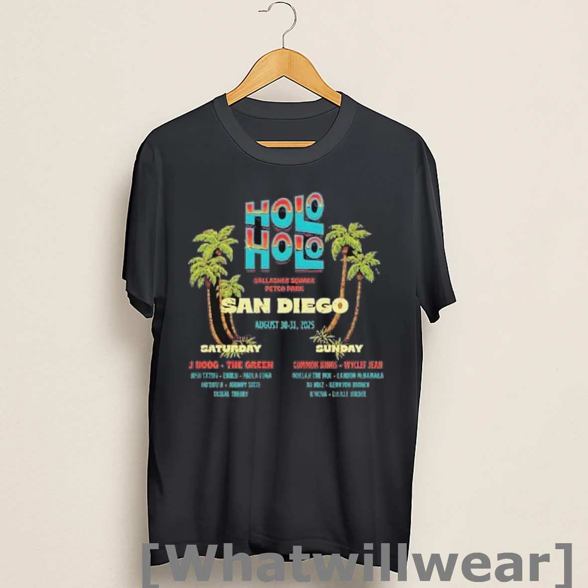 Official Holo Holo San Diego 2025 Lineup Shirts