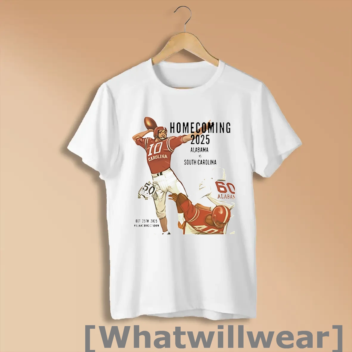Official Homecoming 2025 Alabama Vs South Carolina Shirts