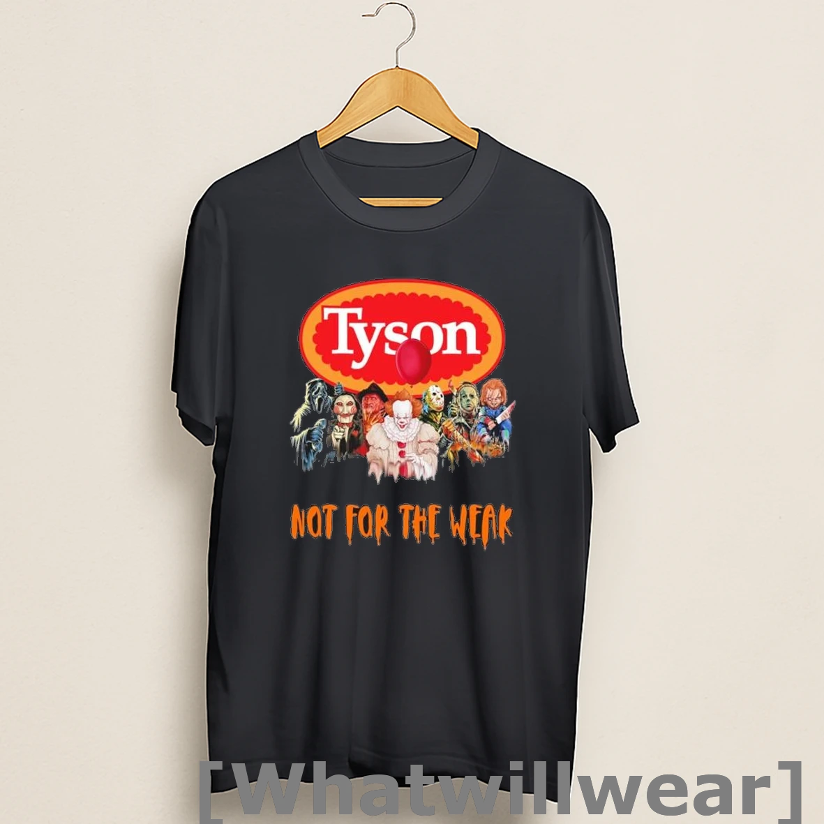 Official Horror Characters X Tyson Not For The Weak Halloween Shirts