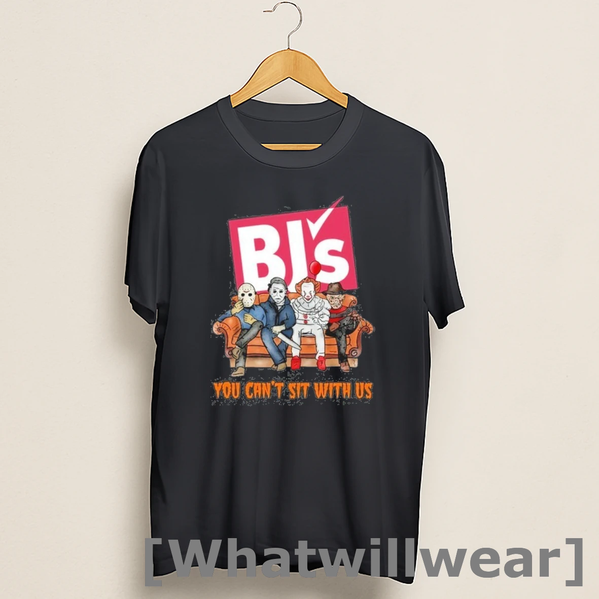 Official Horror Film You Cant Sit With Us Bjs Wholesale Club Logo Shirts