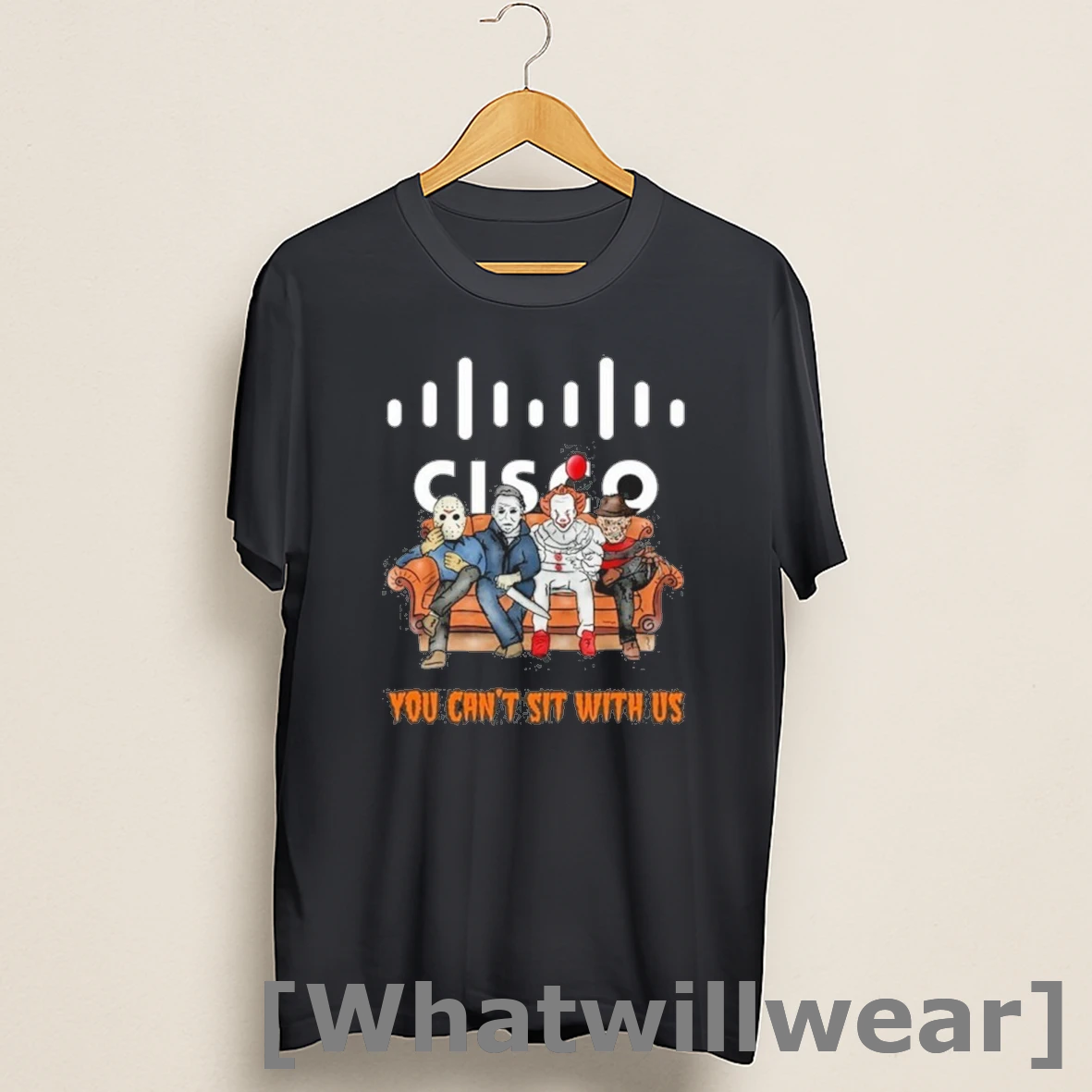 Official Horror Film You Cant Sit With Us Cisco Logo Shirts