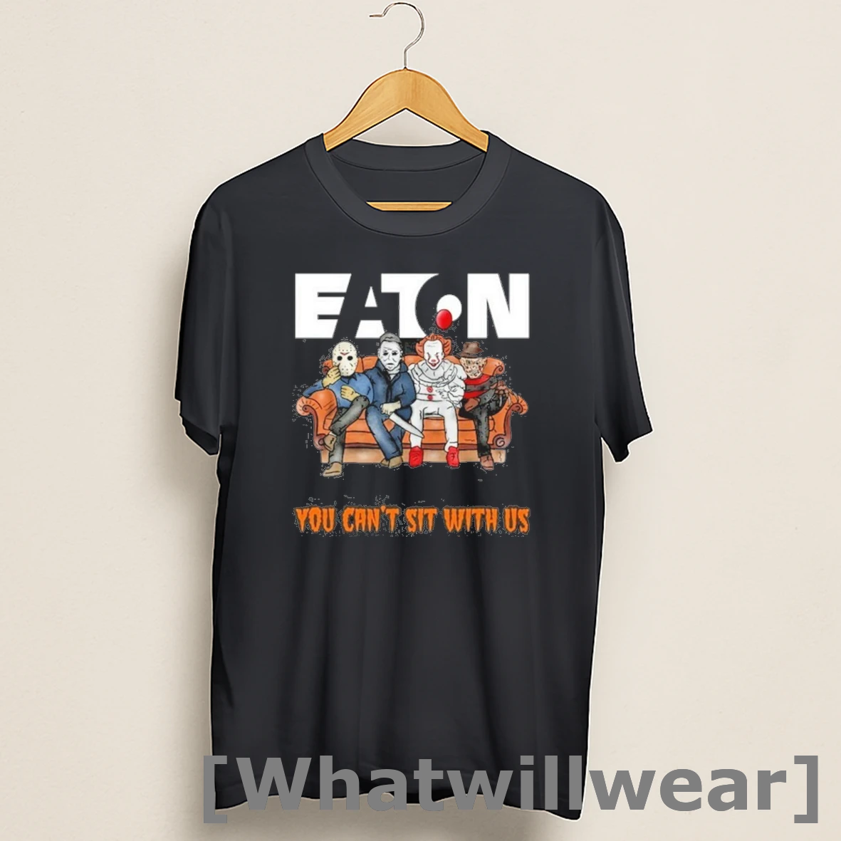 Official Horror Film You Cant Sit With Us Eaton Corporation Logo Shirts