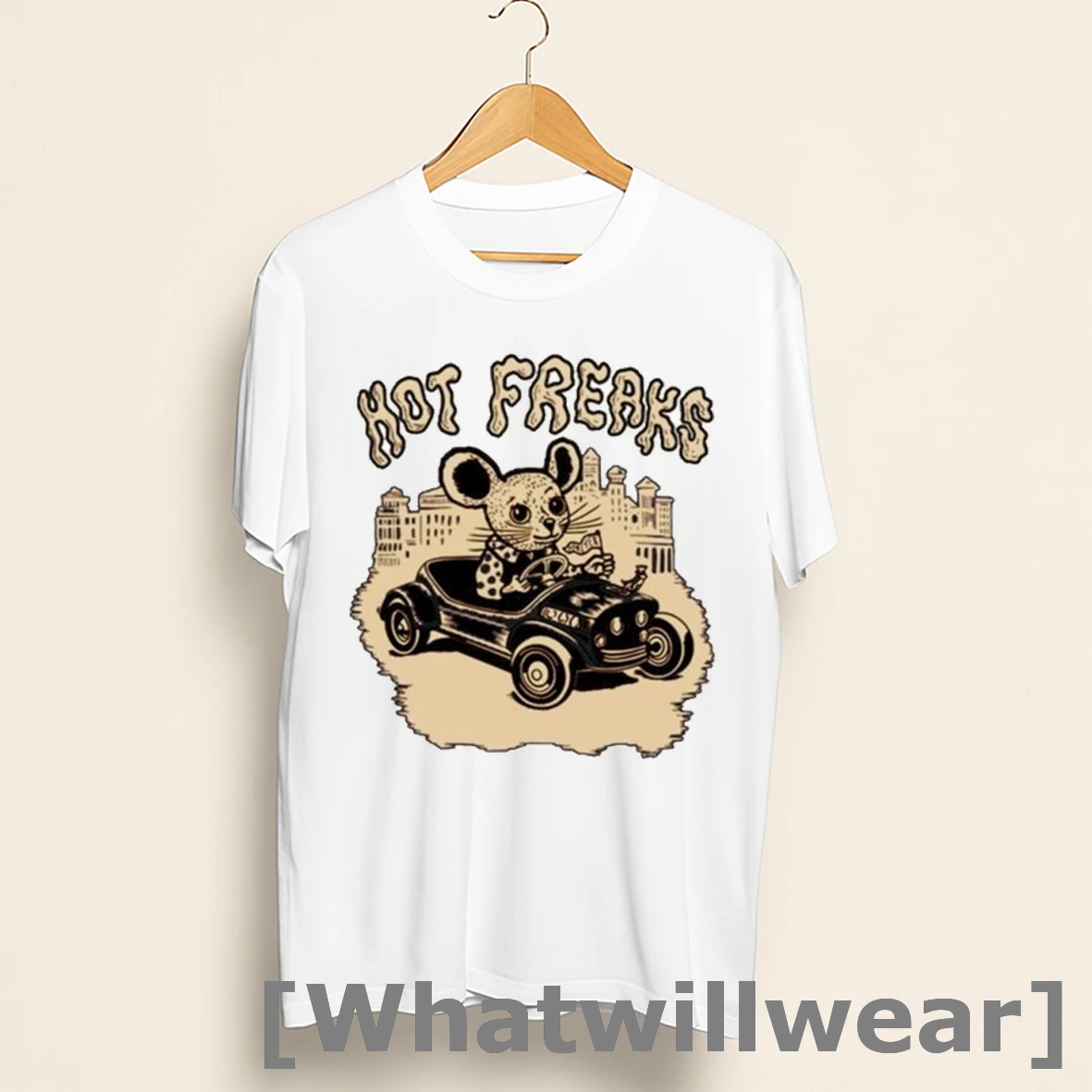 Official Hot Freaks Rat Car Shirts