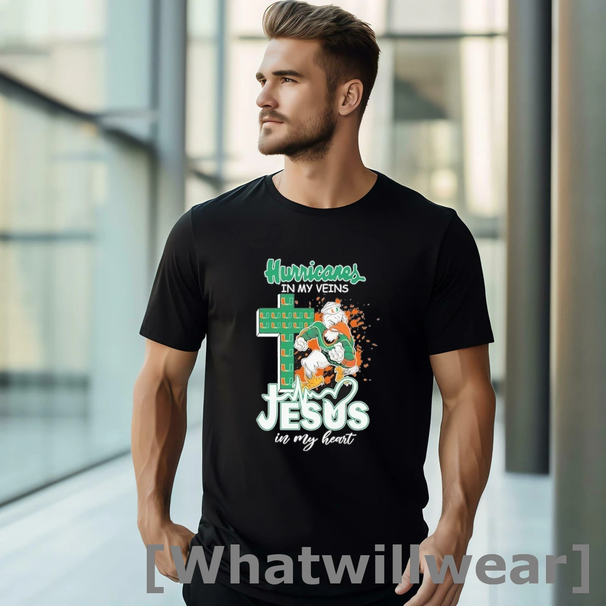Official Hurricanes In My Veins Jesus In My Heart Shirts