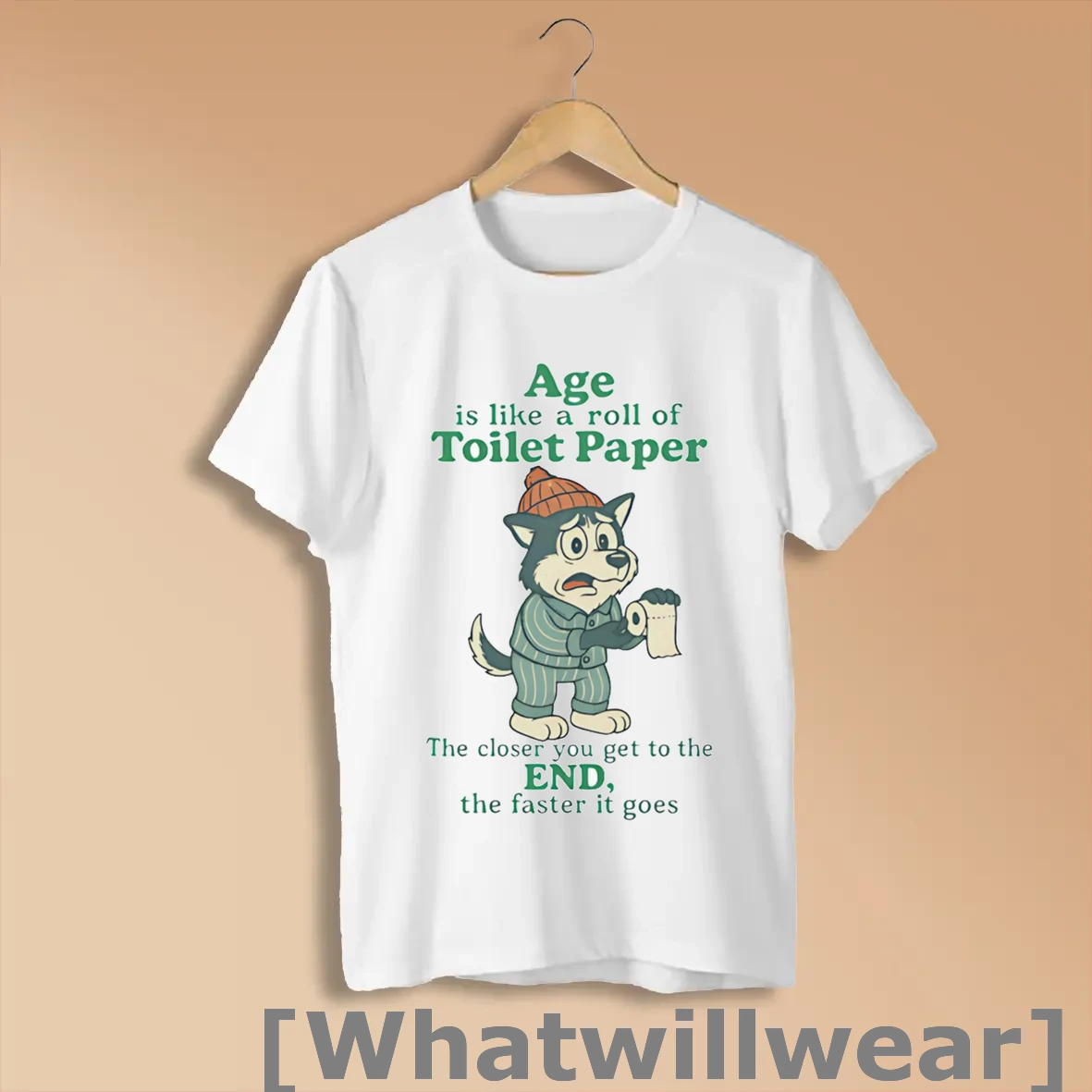 Official Husky Age Is Like A Roll Of Toilet Paper Shirts