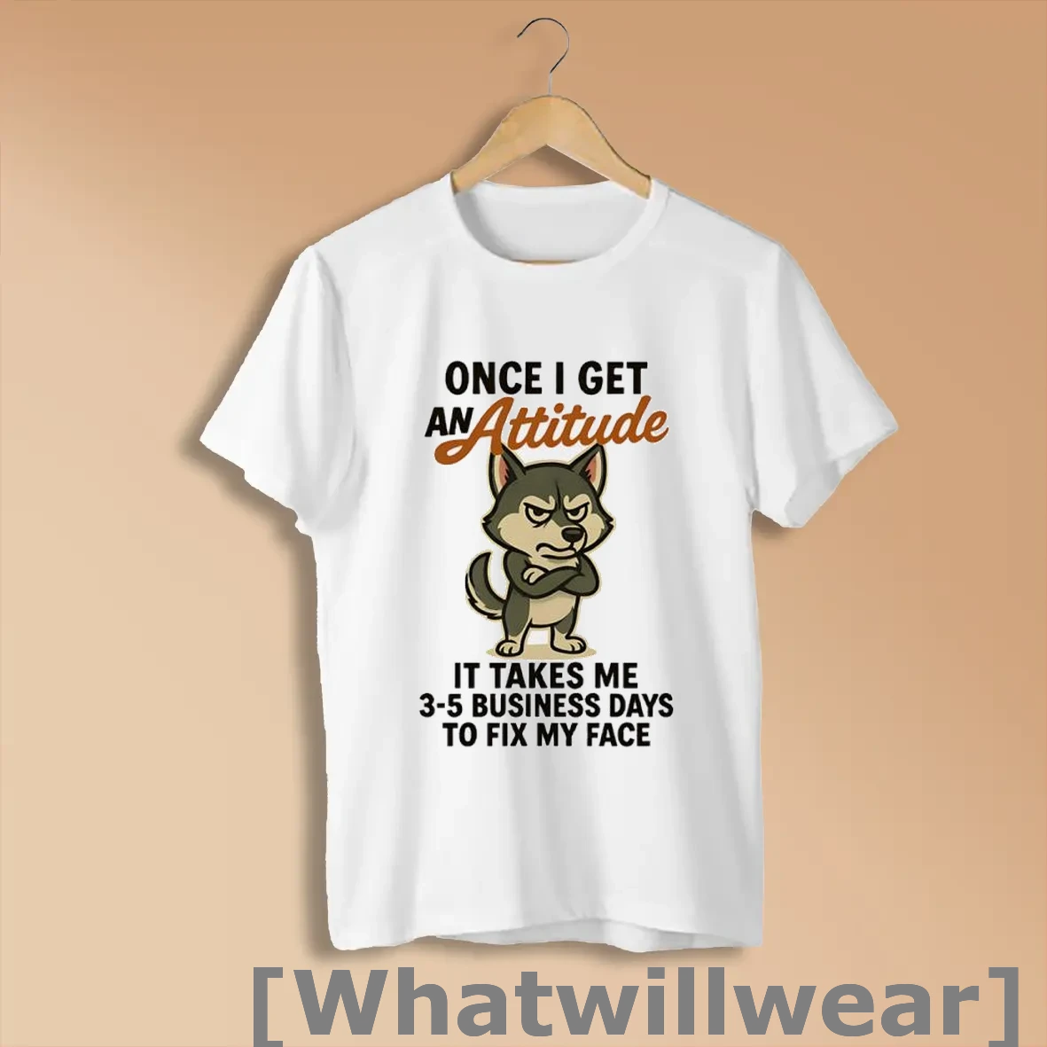 Official Husky Dog Once I Get An Attitude Shirts
