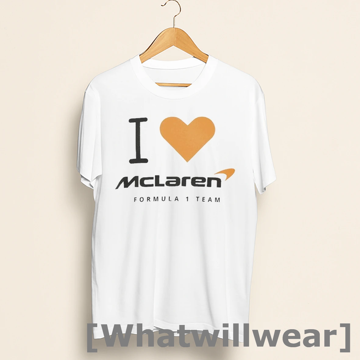 Official I Love Mclaren Formula 1 Team Silverstone Shirts