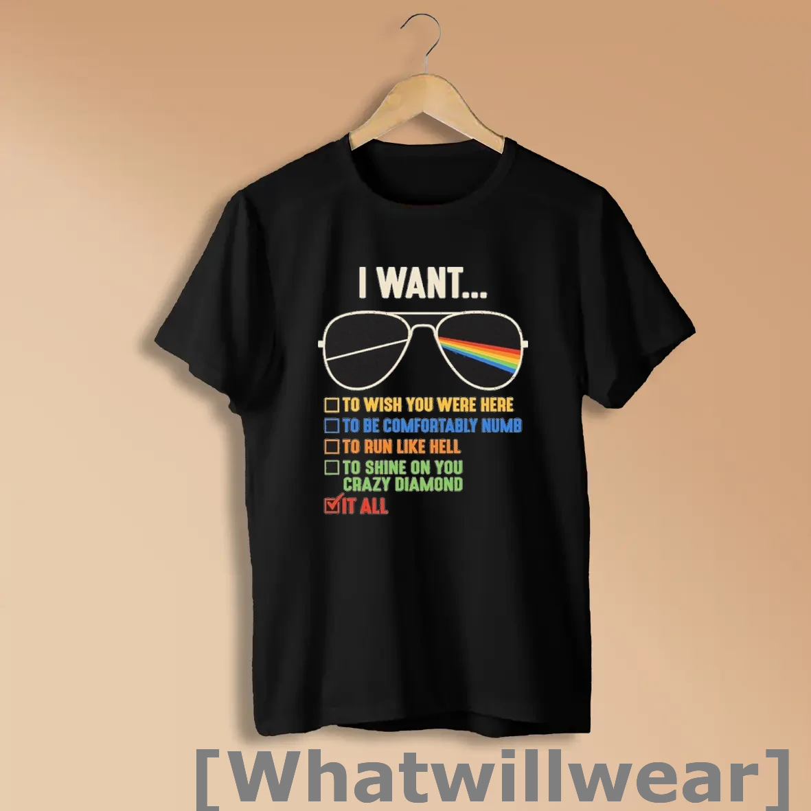 Official I Want To Wish You Were Here To Be Comfortably Numb Shirts