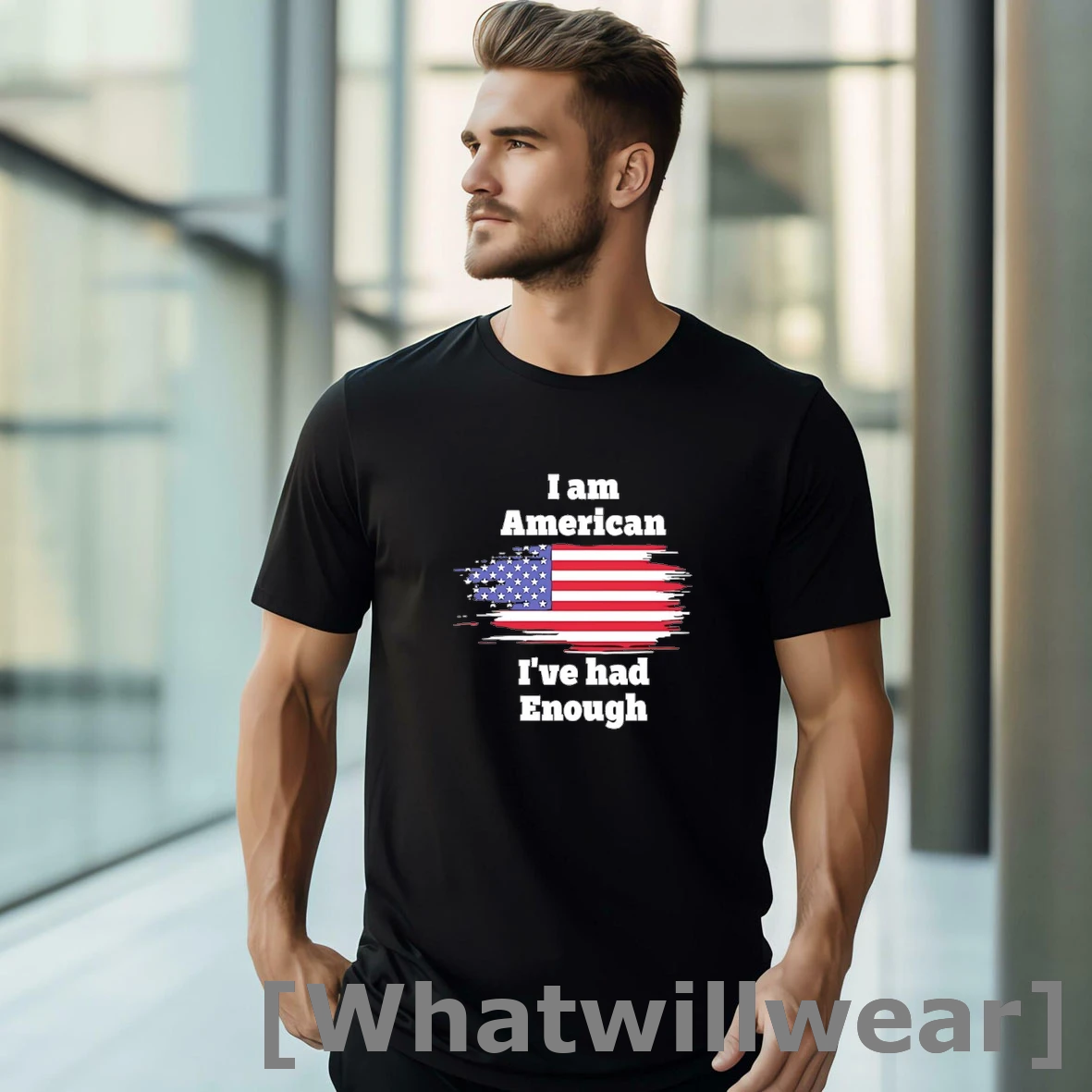 Official I Am American Ive Had Enough Flag Shirts