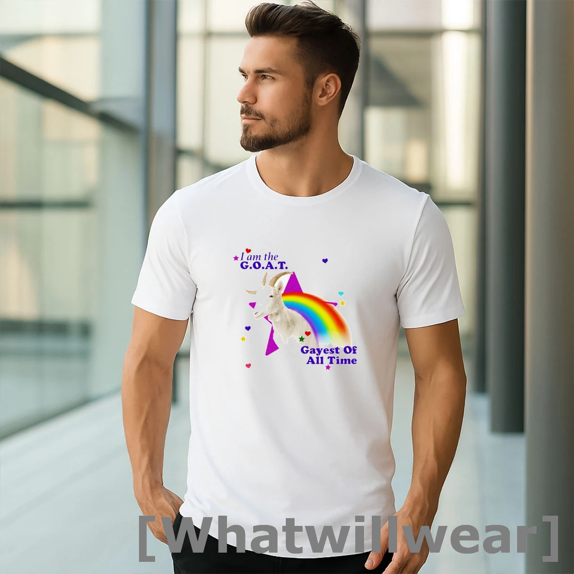 Official I Am The G O A T Gayest Of All Time Tshirts Sweater