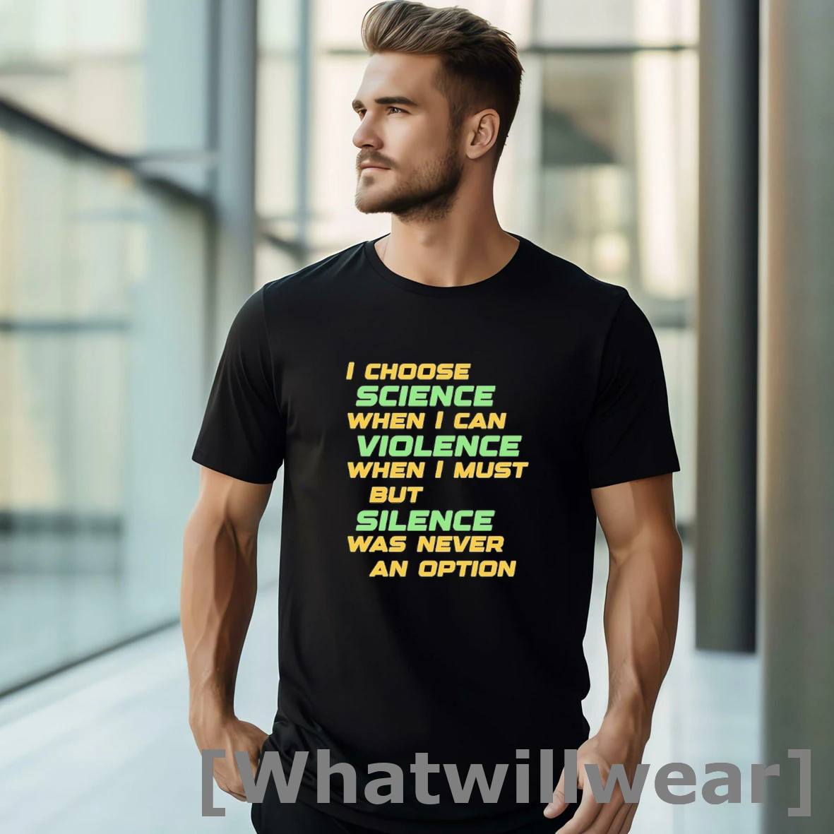 Official I Choose Science When I Can Violence Shirts