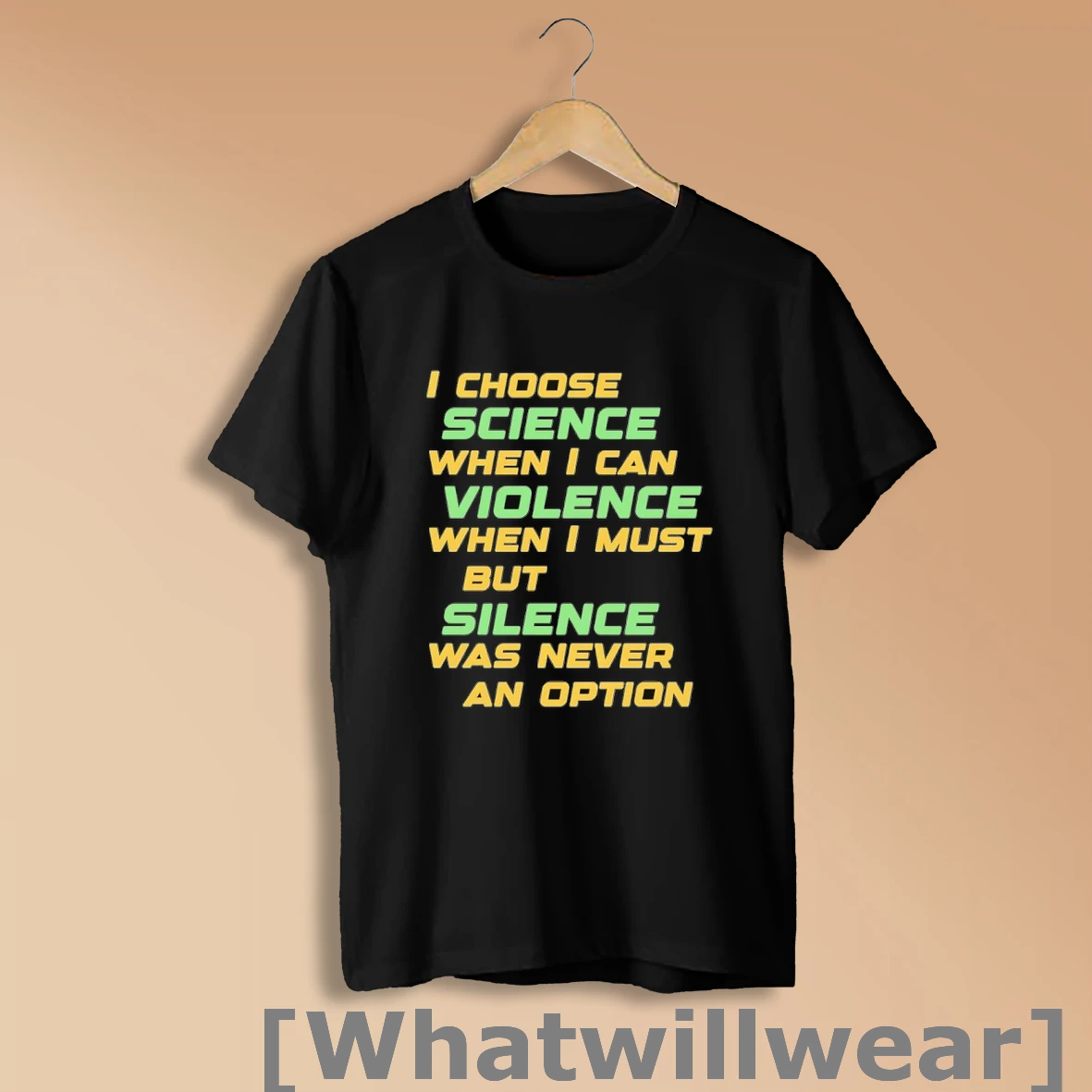 Official I Choose Science When I Can Violence T Shirt Sweatshirt