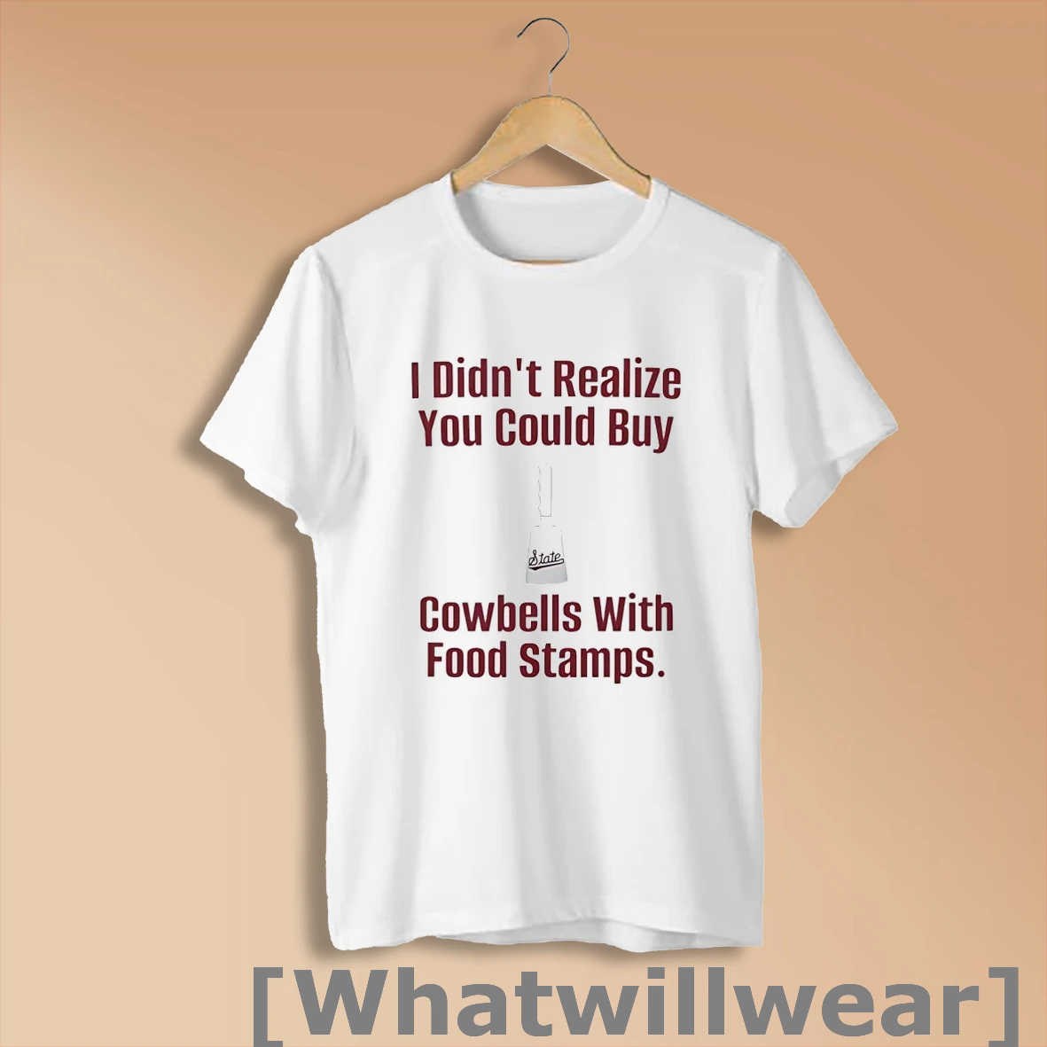 Official I Didnt Realize You Could Buy Cowbells With Food Stamps Mississippi State Shirt Sweatshirt