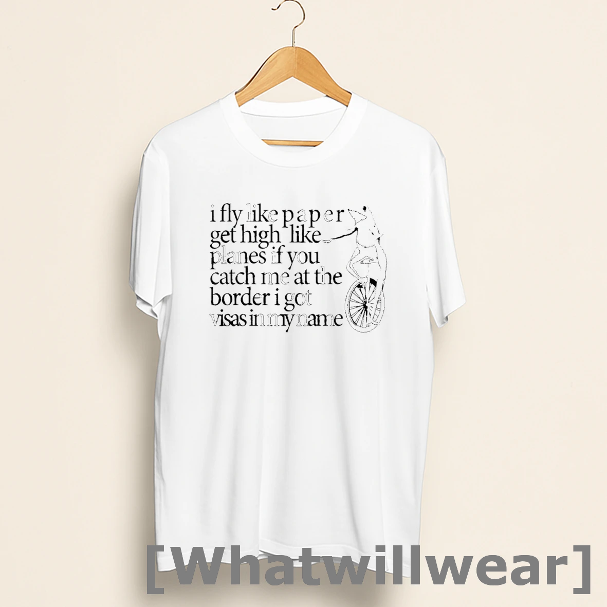 Official I Fly Like Paper Get High Like Planes If You Catch Me At The Border I Got Visas In My Name Shirts