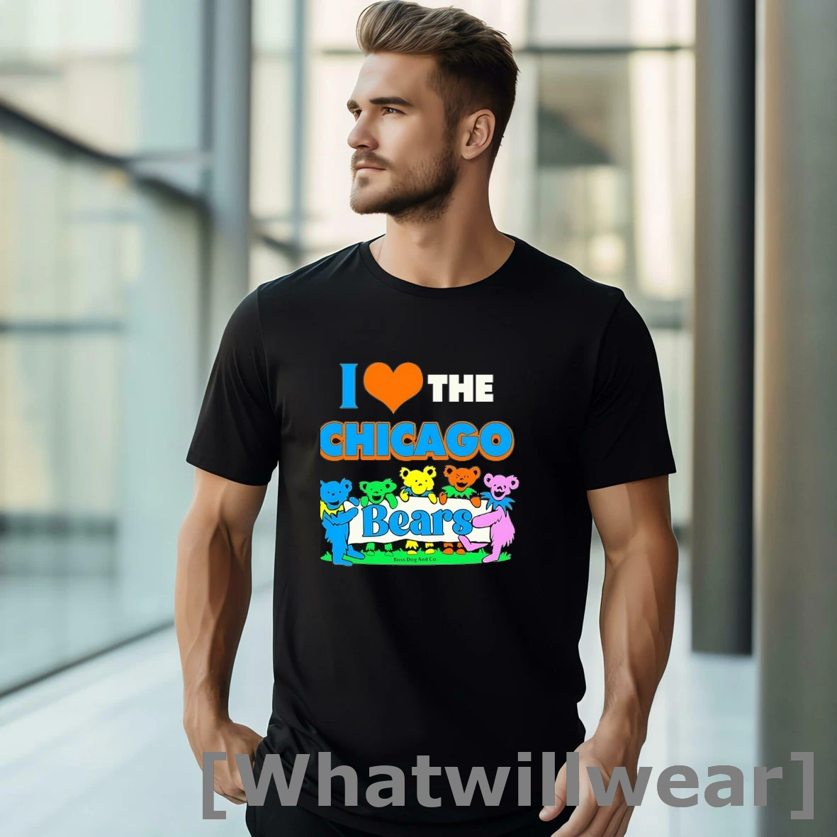 Official I Love Chicago Bears Nfl X Grateful Dead Tshirts Sweater