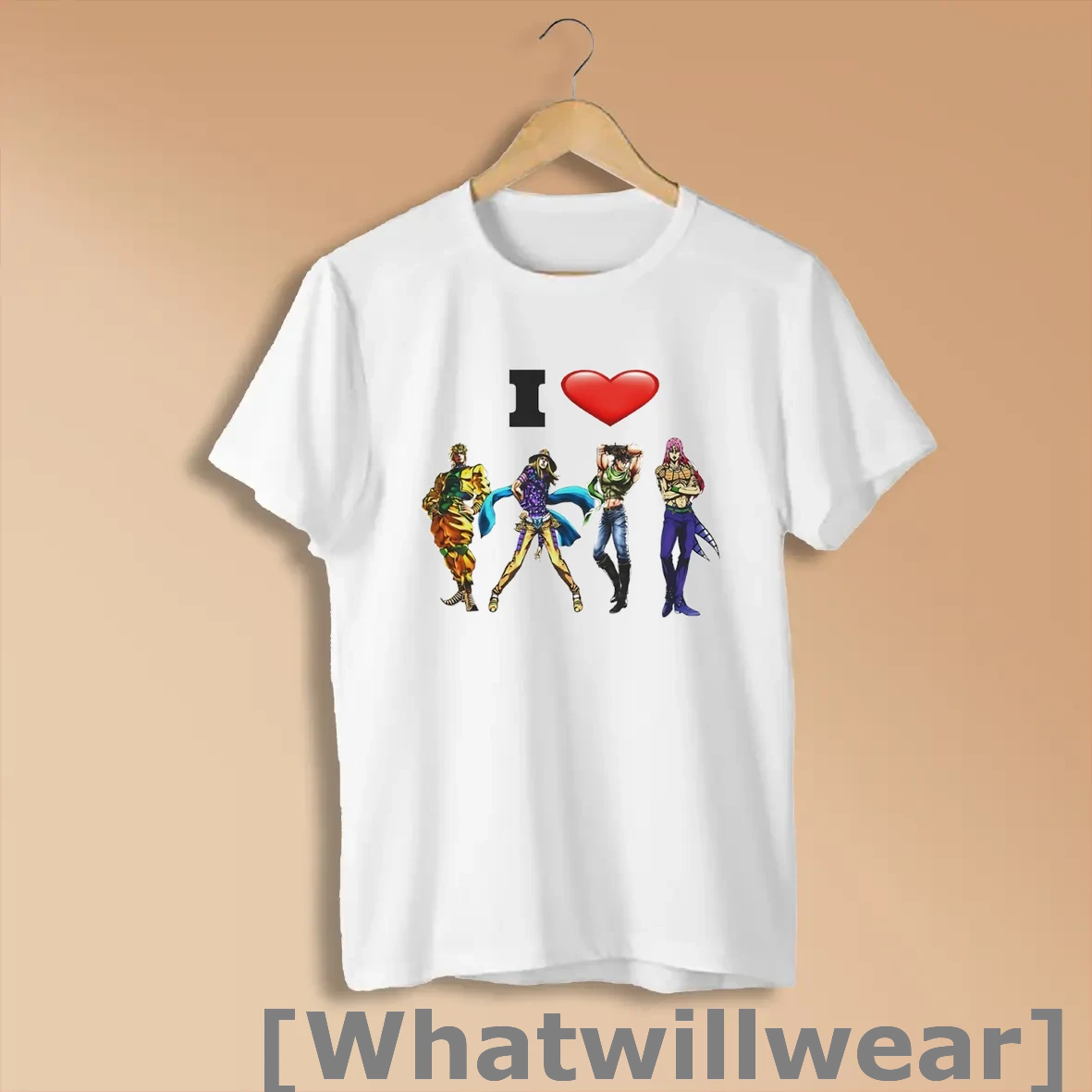 Official I Love Jojos Bizarre Adventure Pose Shirts