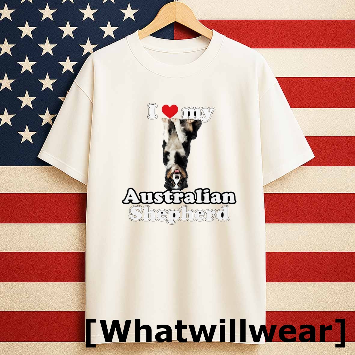 Official I Love My Australian Shepherd Tshirts Sweater
