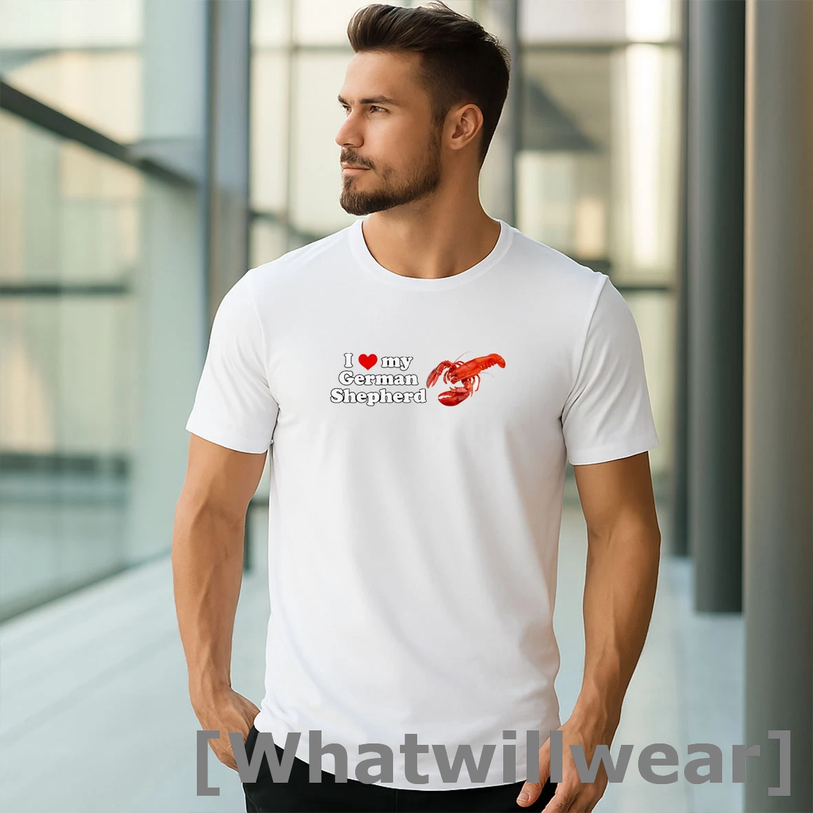 Official I Love My German Shepherd Lobster Shrimp Tshirts Sweater