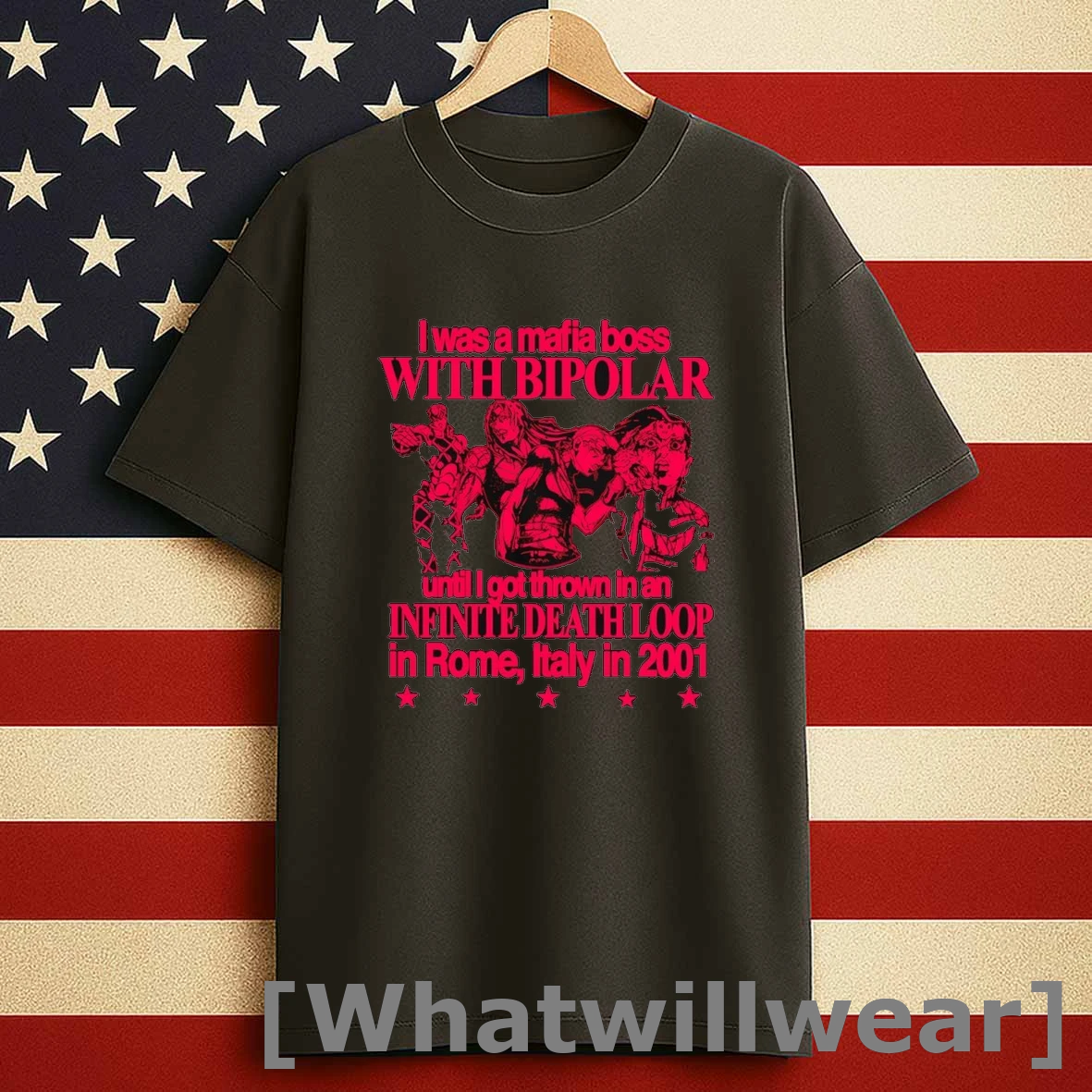 Official I Was A Mafia Boss With Bipolar Until I Got Thrown In An Infinite Death Loop In Rome Italy In 2001 Tshirts Sweater