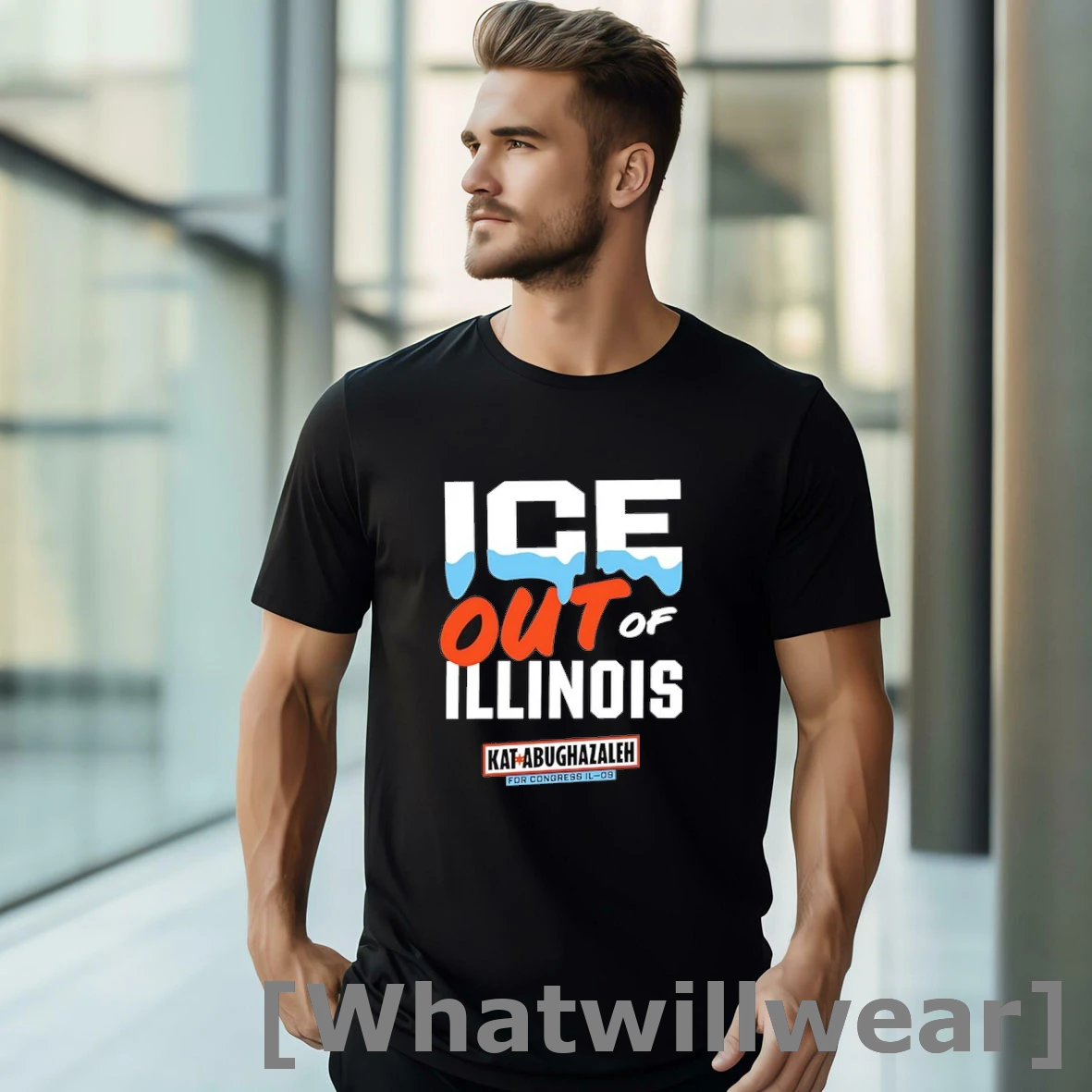 Official Ice Out Of Illinois Kat Abughazaleh Shirts