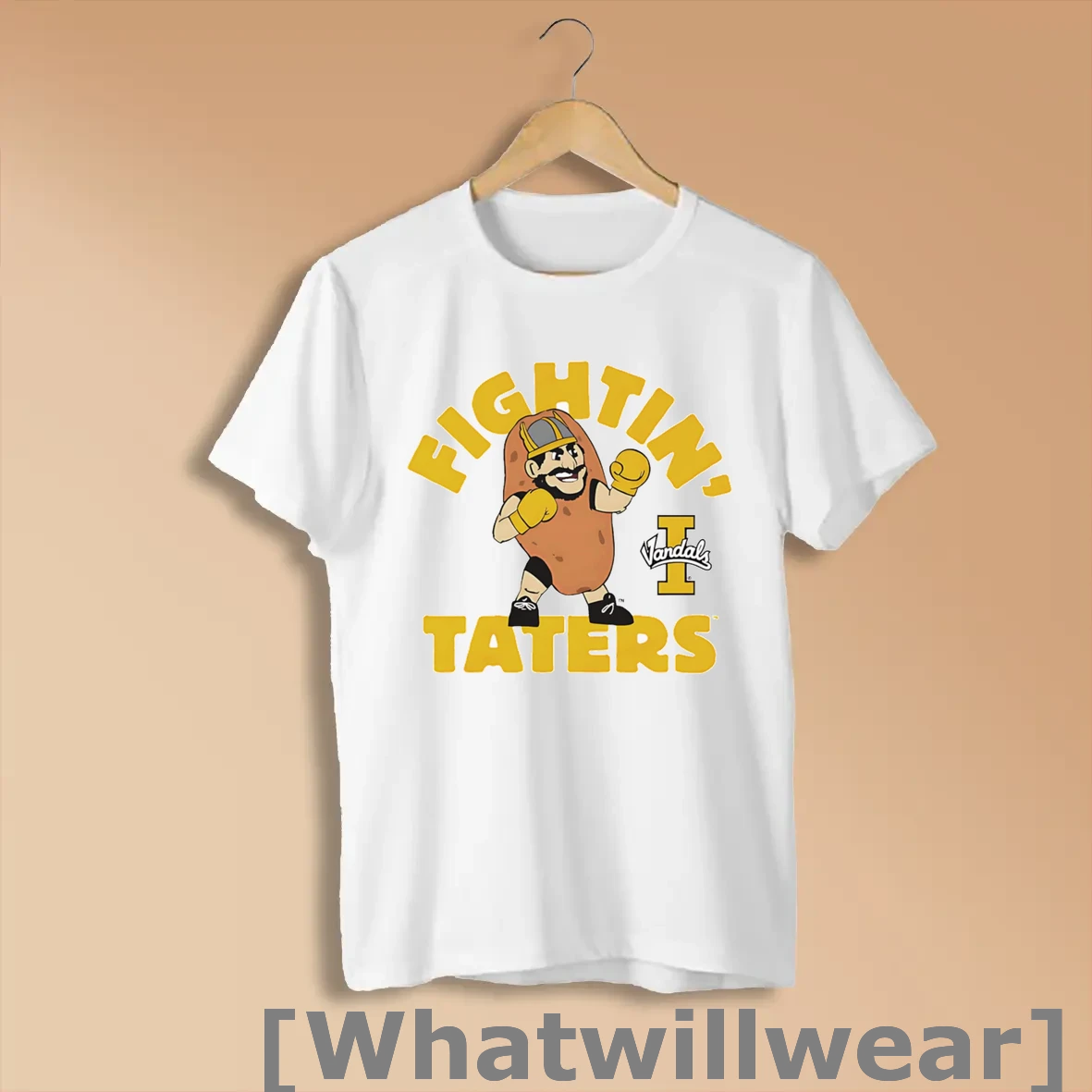 Official Idaho Vandals Fightin Taters Joe Vandal Shirts