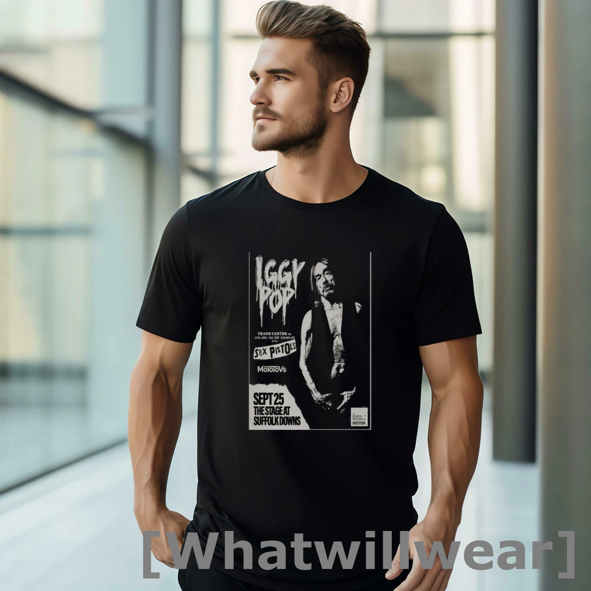 Official Iggy Pop Boston Ma Sept 25 2025 Tshirts Sweater