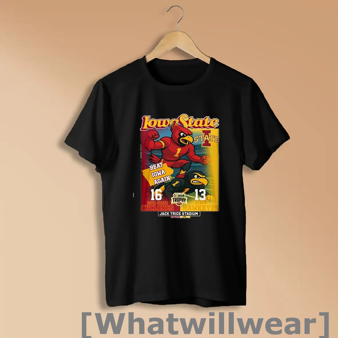 Official Iowa State Beat Iowa Again 2025 Cyclones 16 13 Hawkeyes Shirts