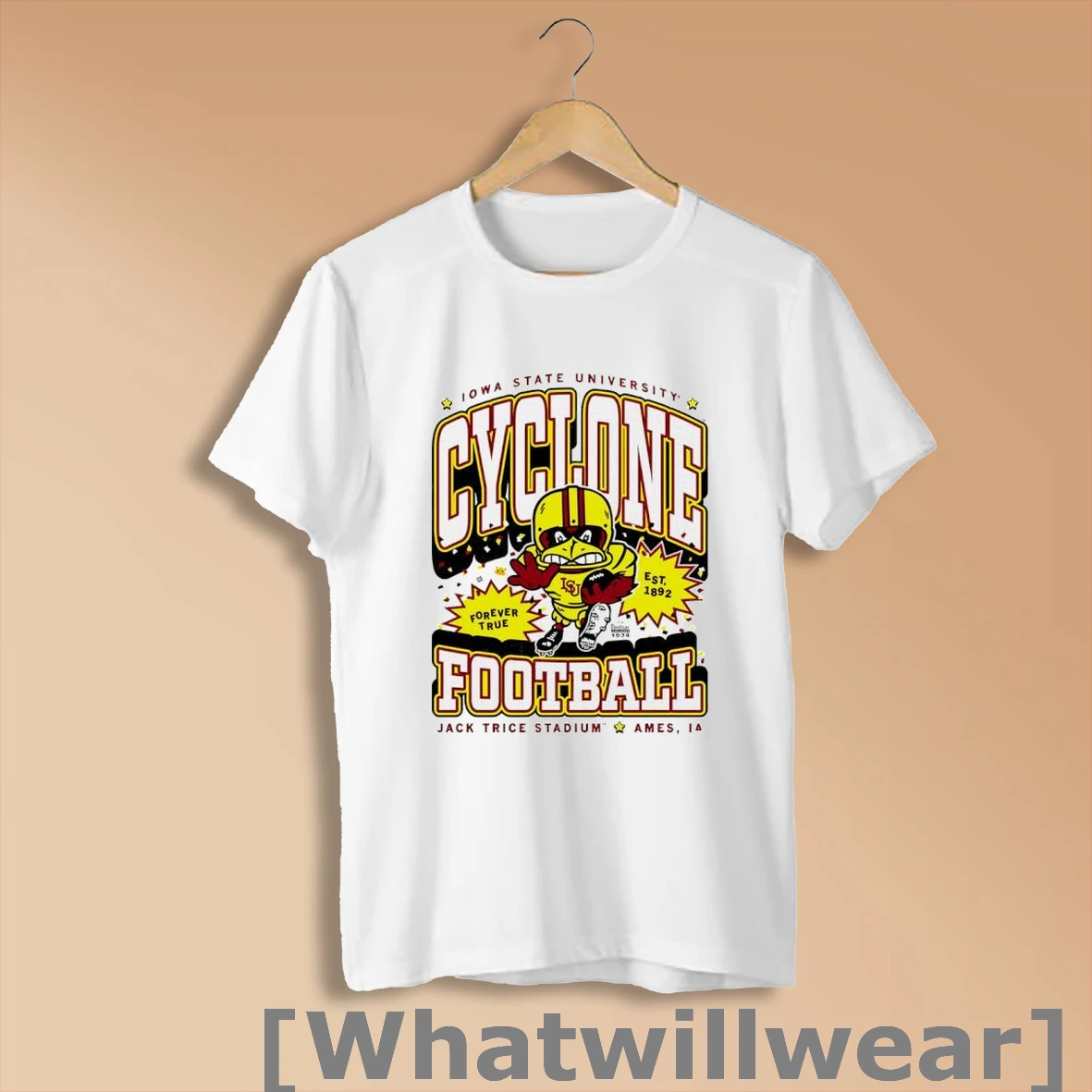 Official Iowa State Cyclones Football Est 1892 Jack Trice Stadium Mascot Graphic Shirt Sweatshirt