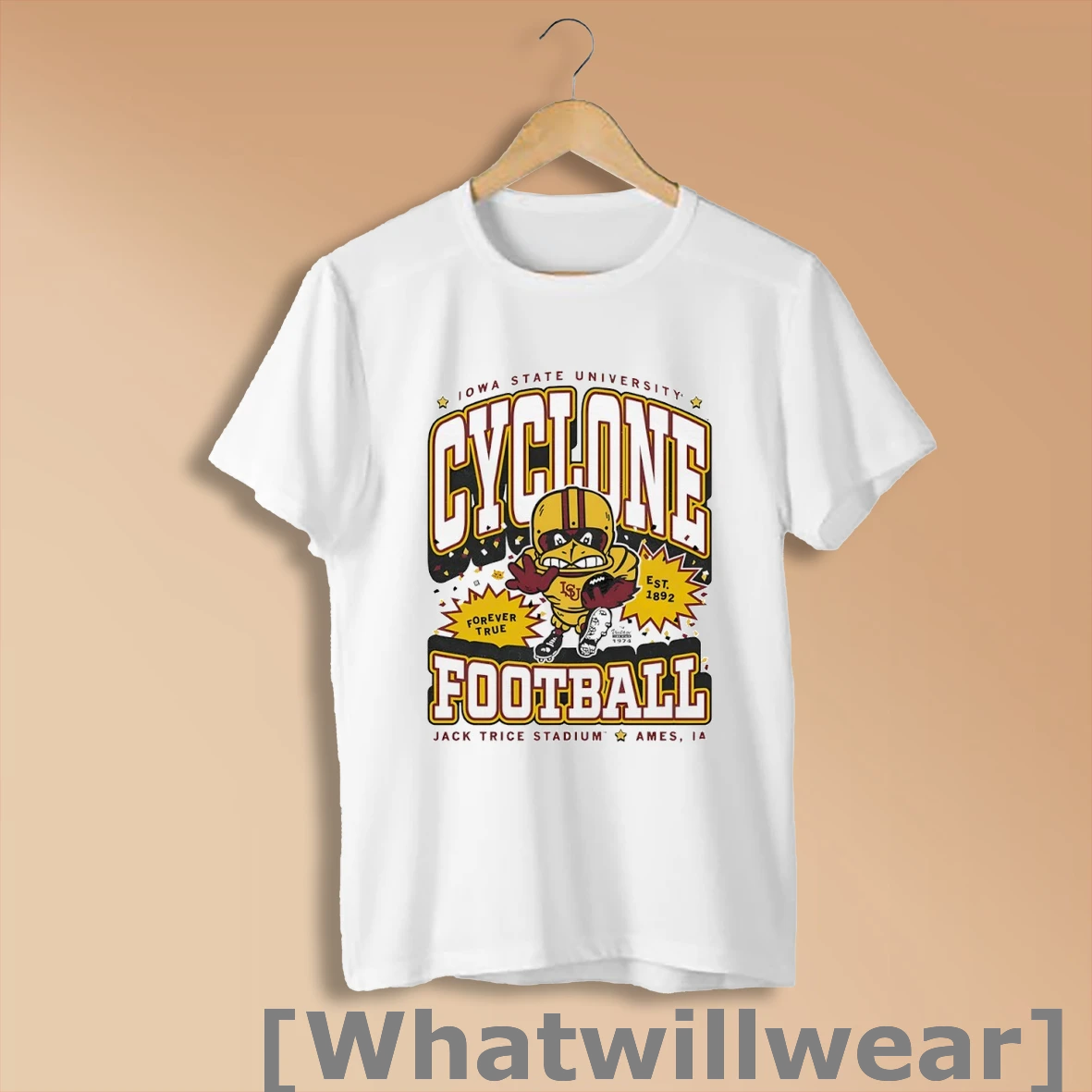 Official Iowa State University Cyclone Football Jack Trice Stadium Ames T Shirt Sweatshirt