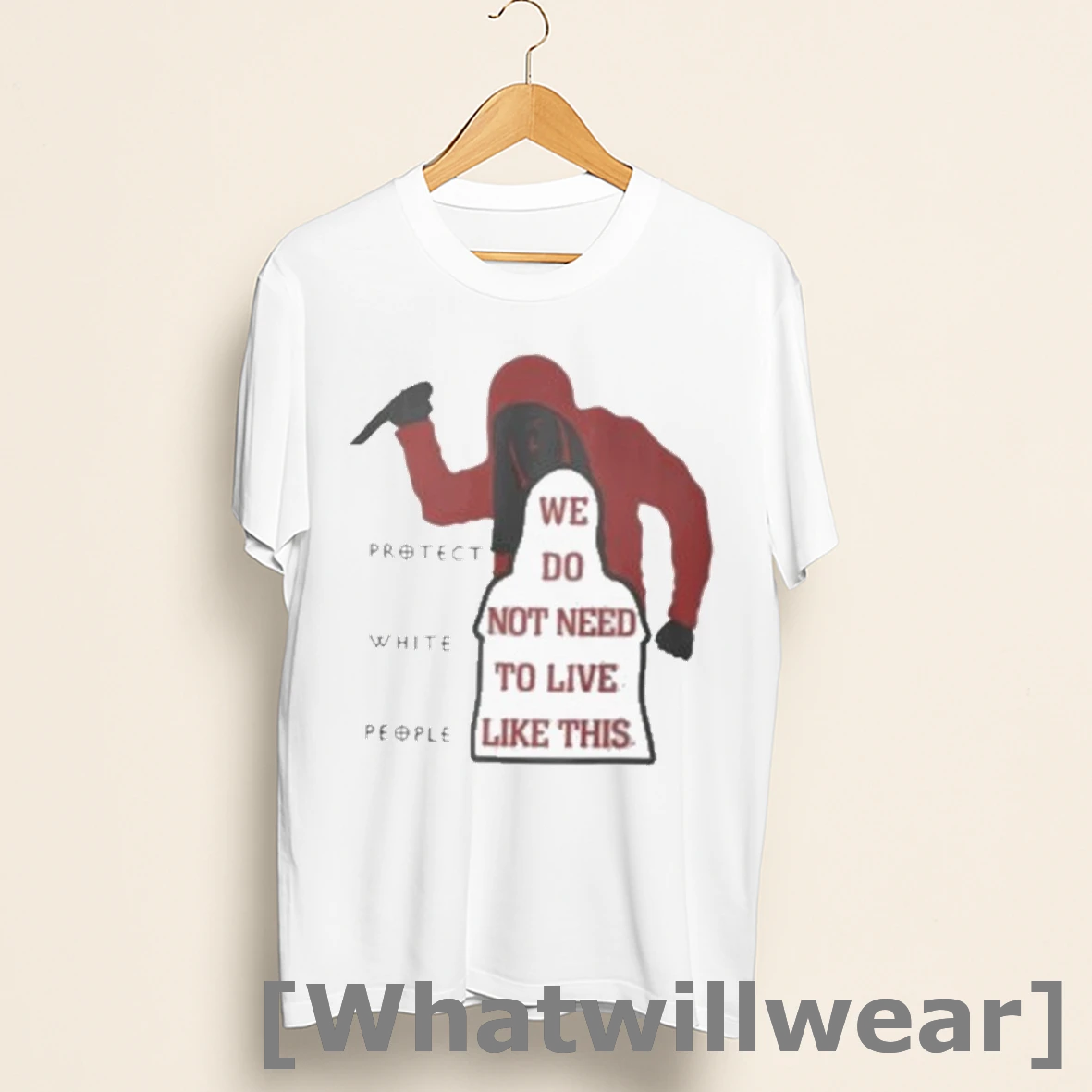 Official Iryna Zarutska White People We Do Not Need To Live Like This Shirts