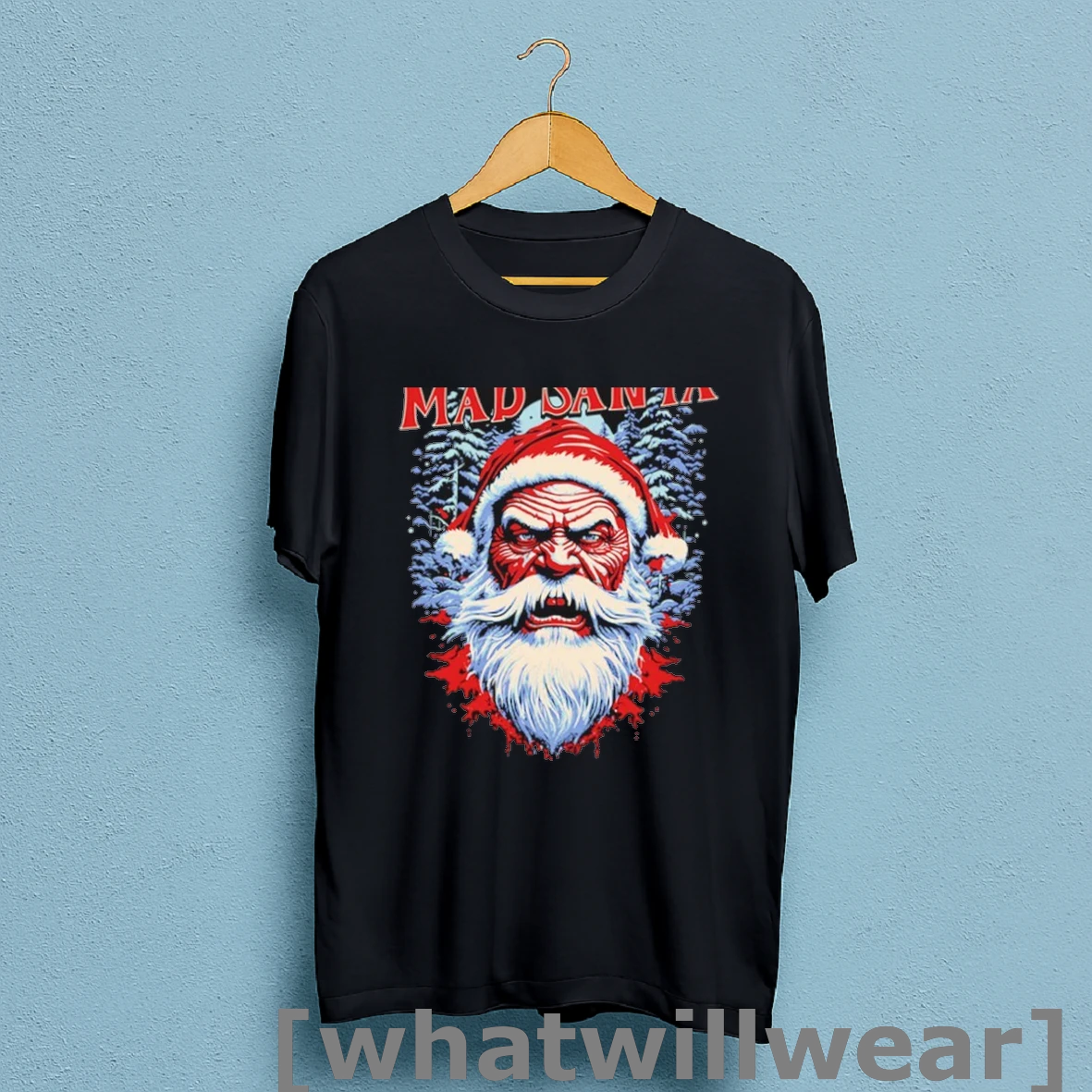 Official Is Mad Santa Christmas Shirt Sweatshirt