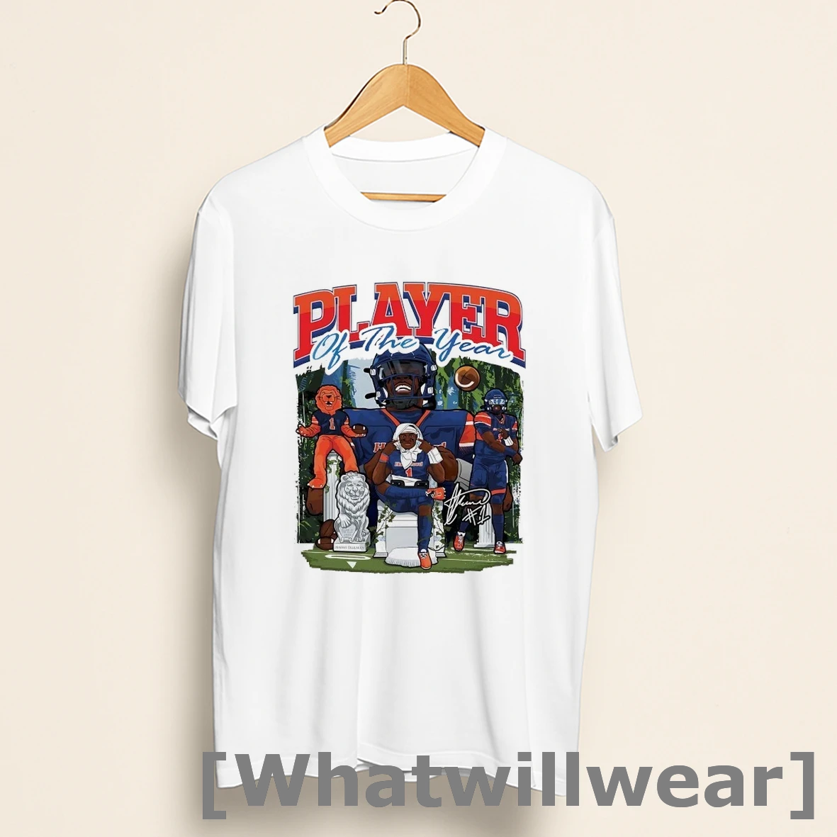 Official Isaiah Freeman Zayball Player Of The Year Lincoln University Lion Shirts