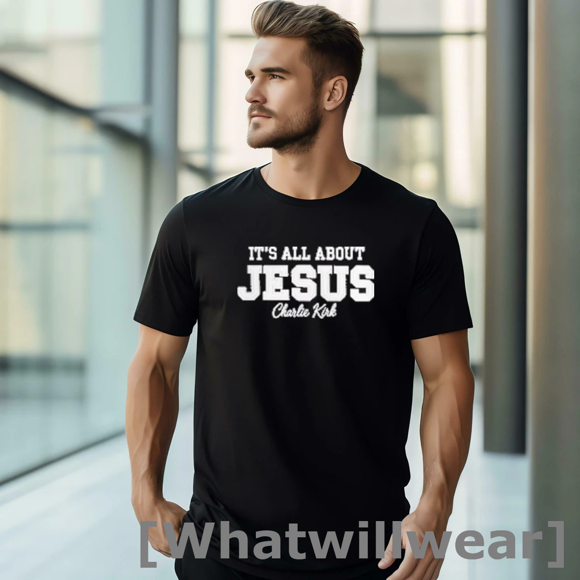 Official Its All About Jesus Charlie Kirk Shirts
