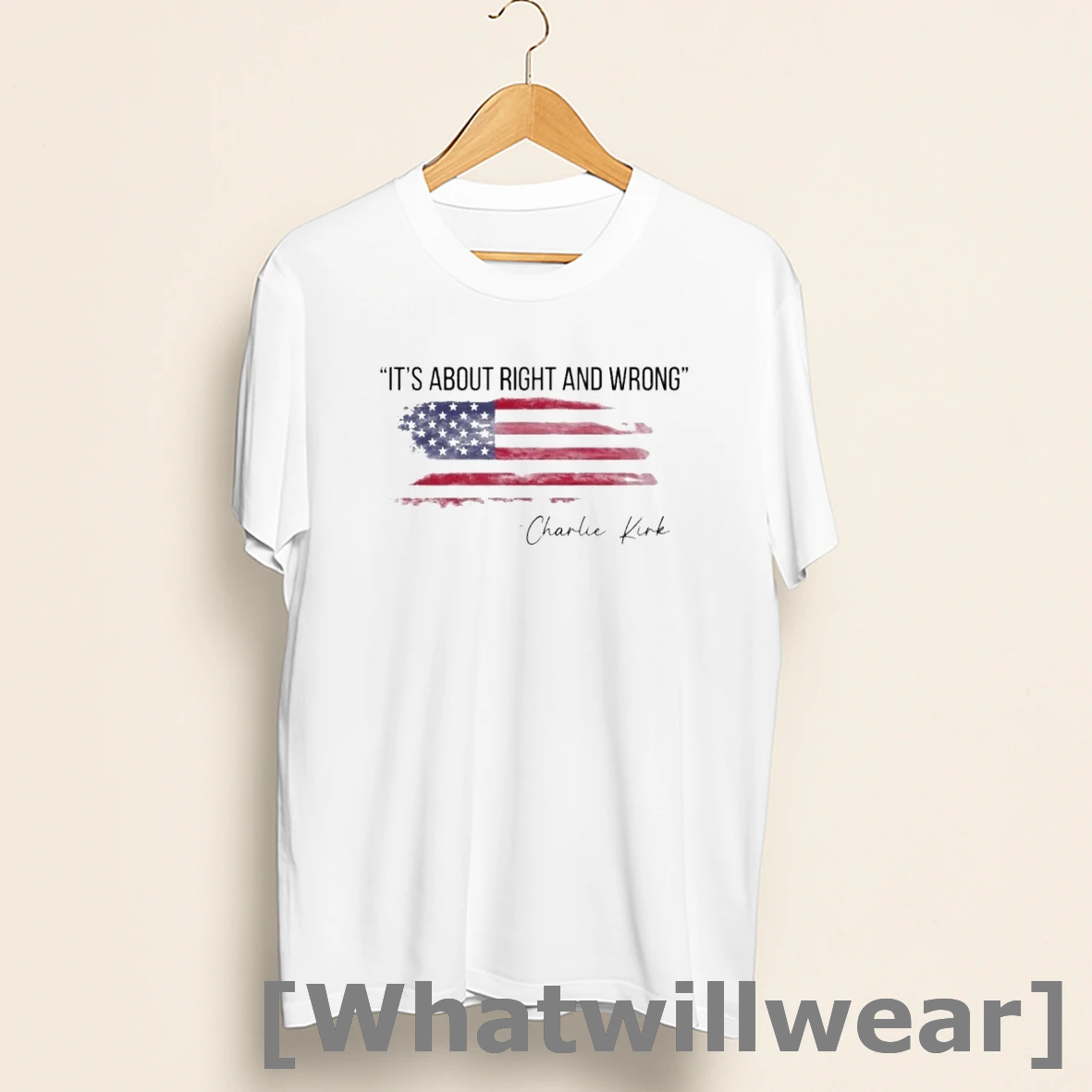 Official Its About Right And Wrong Charlie Kirk Quote Shirts