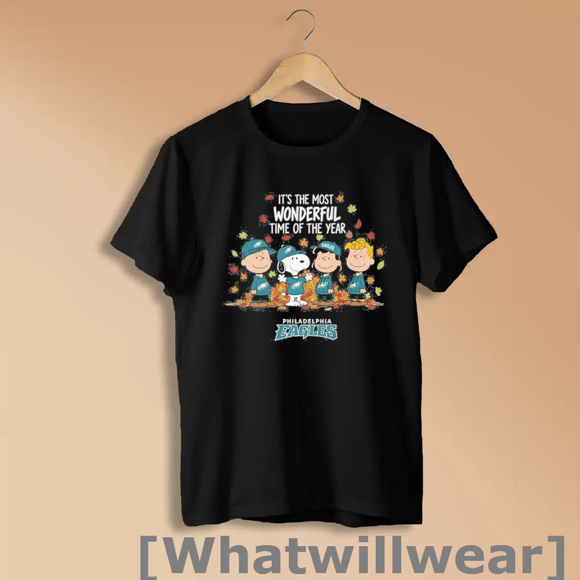 Official Its The Most Wonderful Time Of The Year And Peanuts Characters X Philadelphia Eagles Shirts