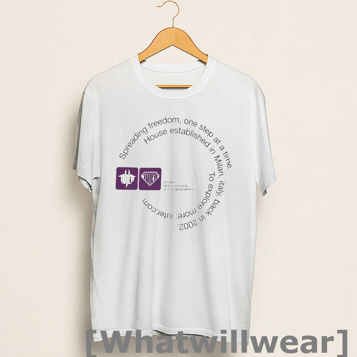 Official Iuter Spreading Freedom One Step At A Time House Est In Milan To Explore More Circle Shirts