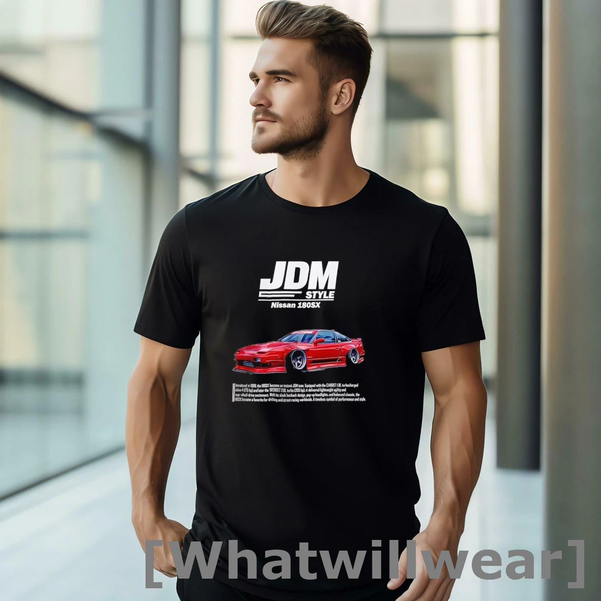 Official Jdm Style Nissan 180sx Car Tshirts Sweater