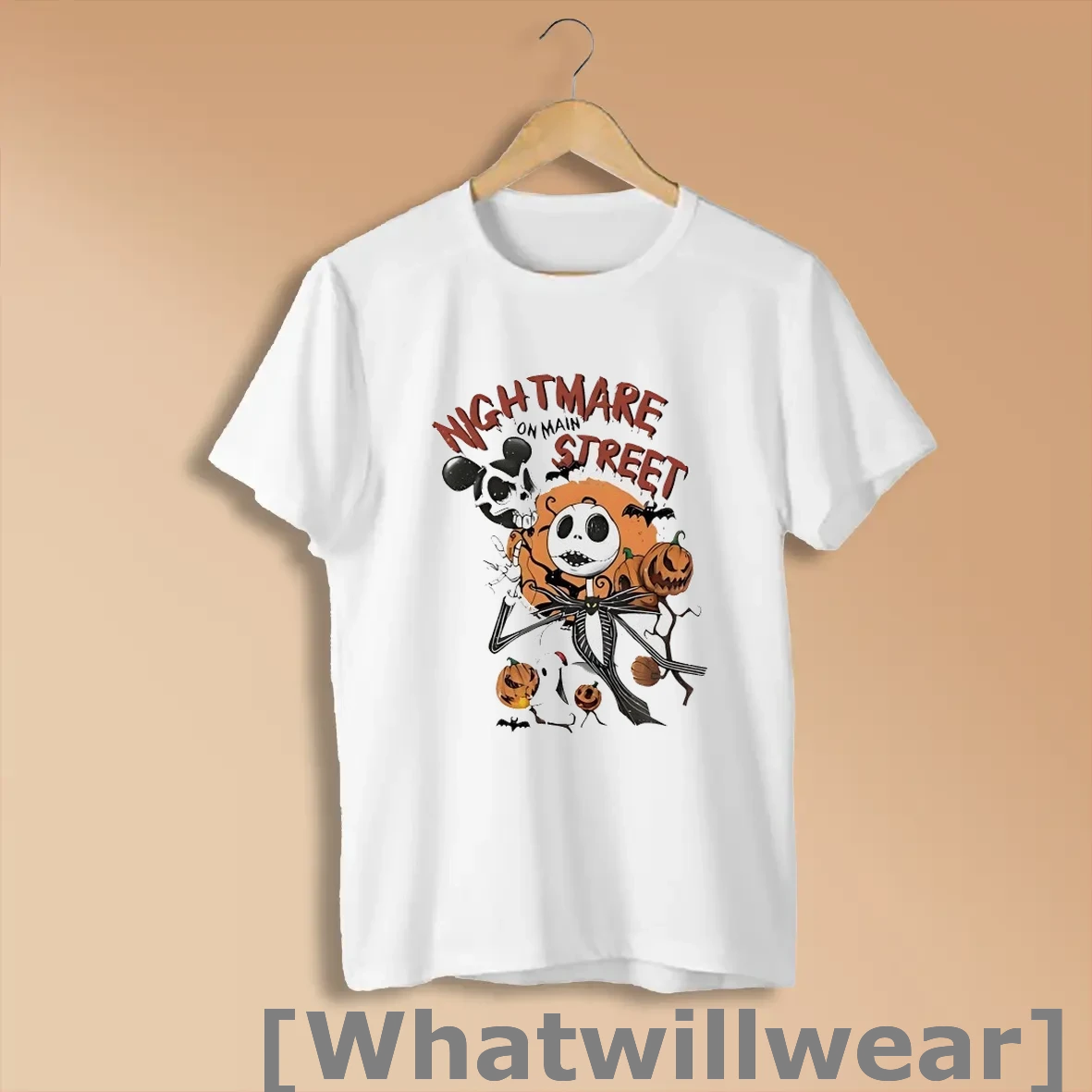 Official Jack Skelington Nightmare On Street Mickey Skull Halloween Shirts