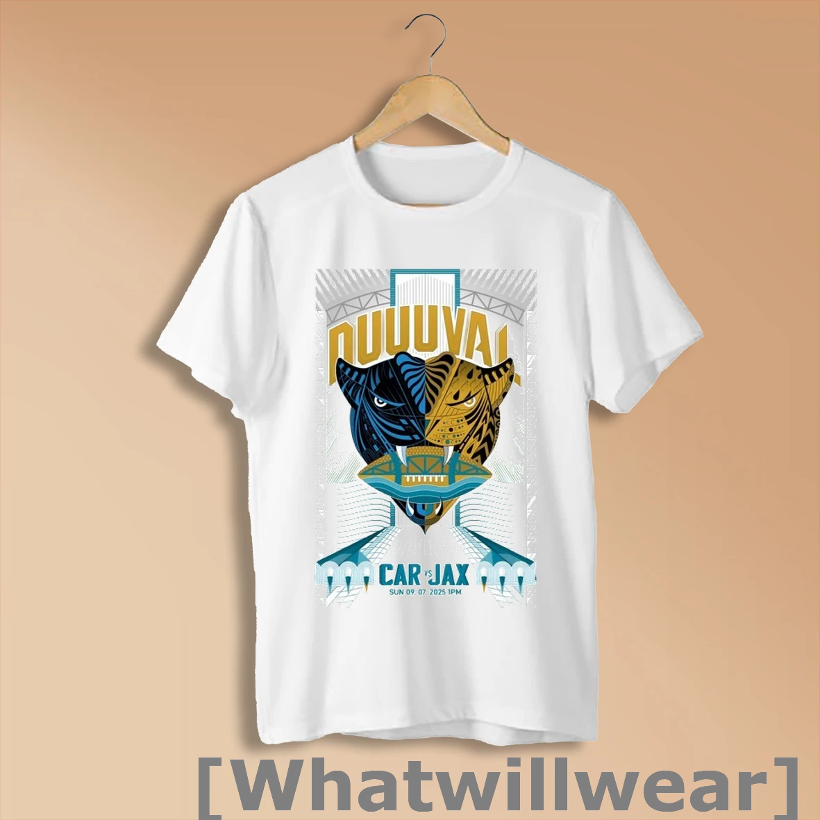 Official Jacksonville Jaguars Vs Carolina Panthers Duuuval Car Vs Jax 09 07 2025 Shirt Sweatshirt