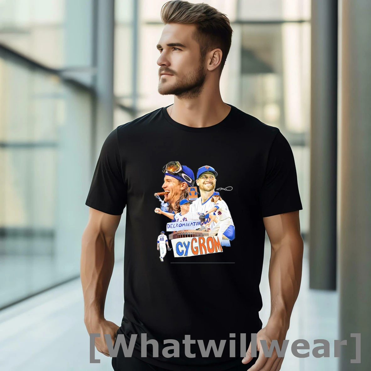 Official Jacob Degrom New York Mets Degrominator Cy Grom Shirts