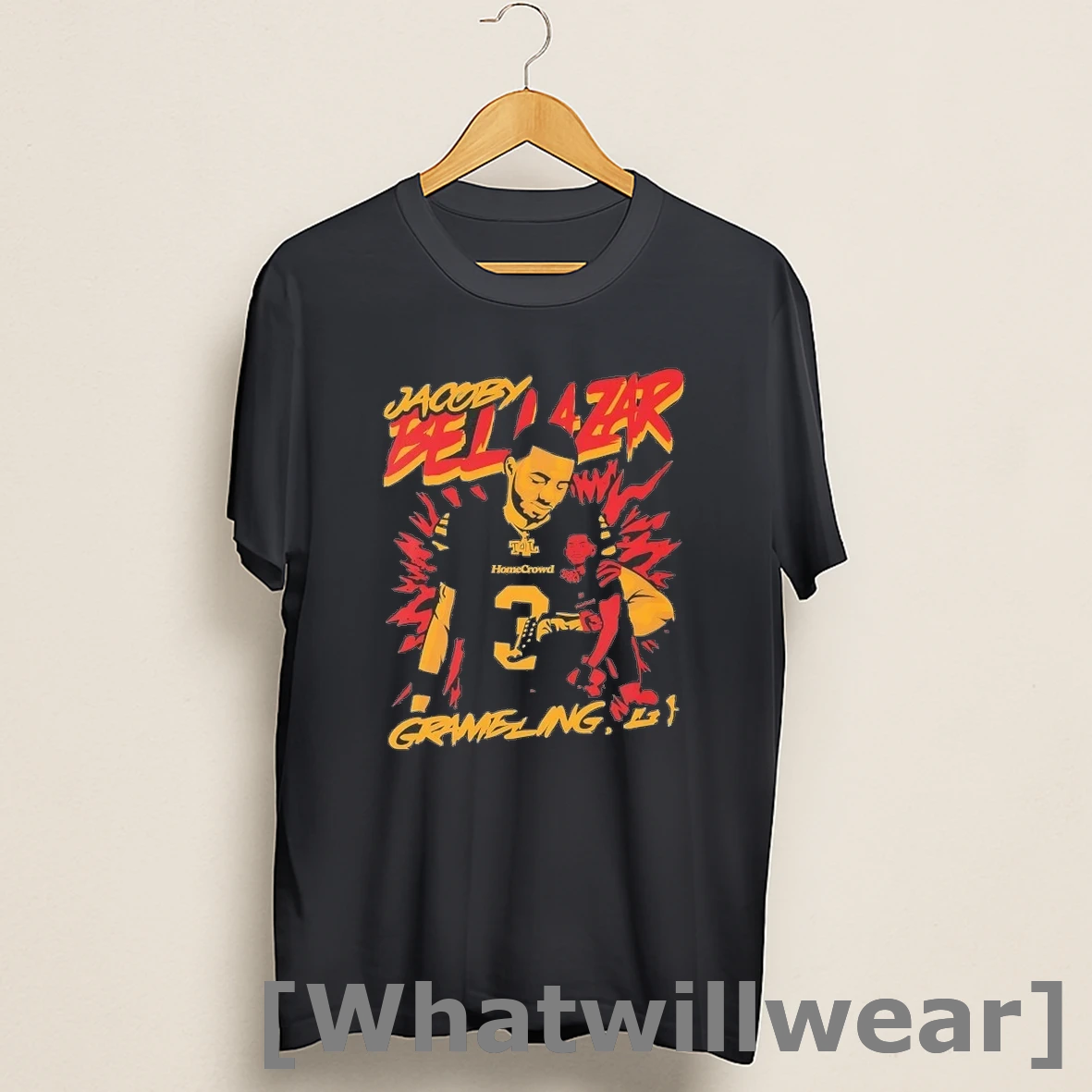 Official Jacoby Bellazar Graphic Grambling Tigers Shirts